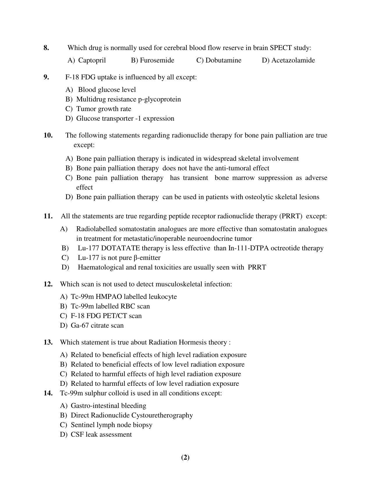 PU MPET Mathematics 2017 Question Paper - Page 38