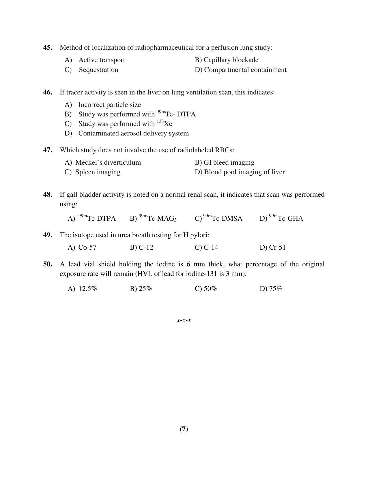 PU MPET Mathematics 2017 Question Paper - Page 43