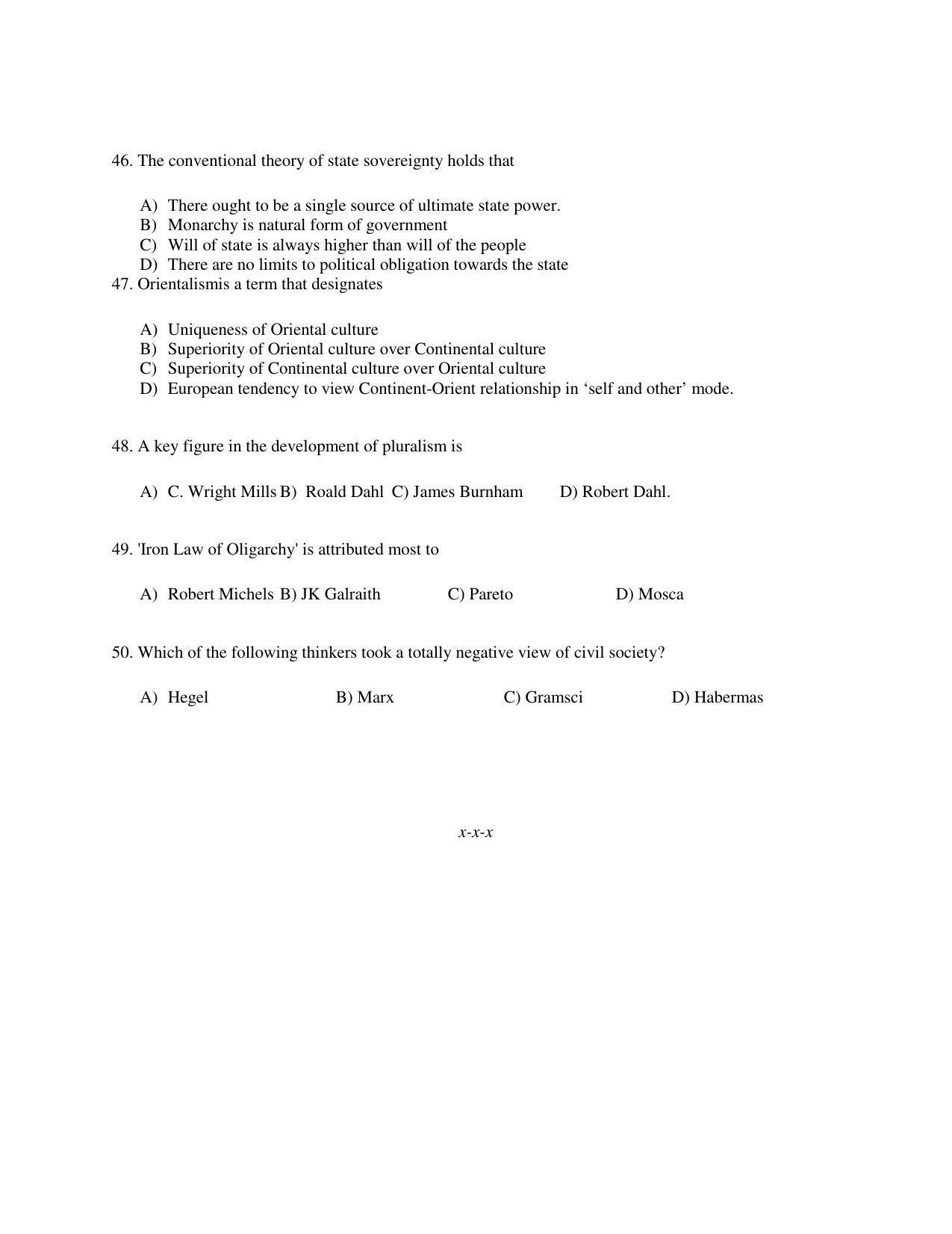 PU MPET Mathematics 2017 Question Paper - Page 66