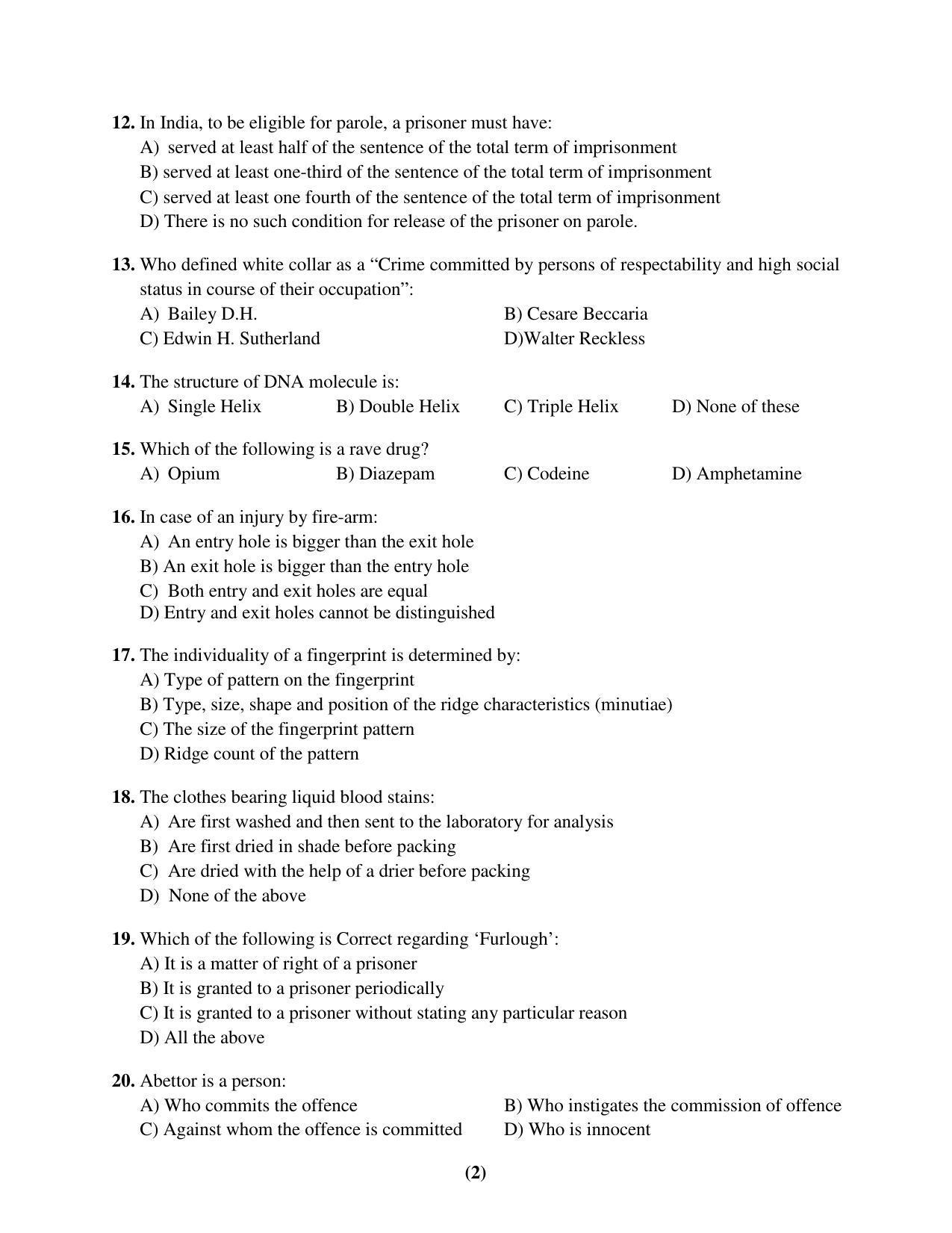 PU MPET Mathematics 2017 Question Paper - Page 68