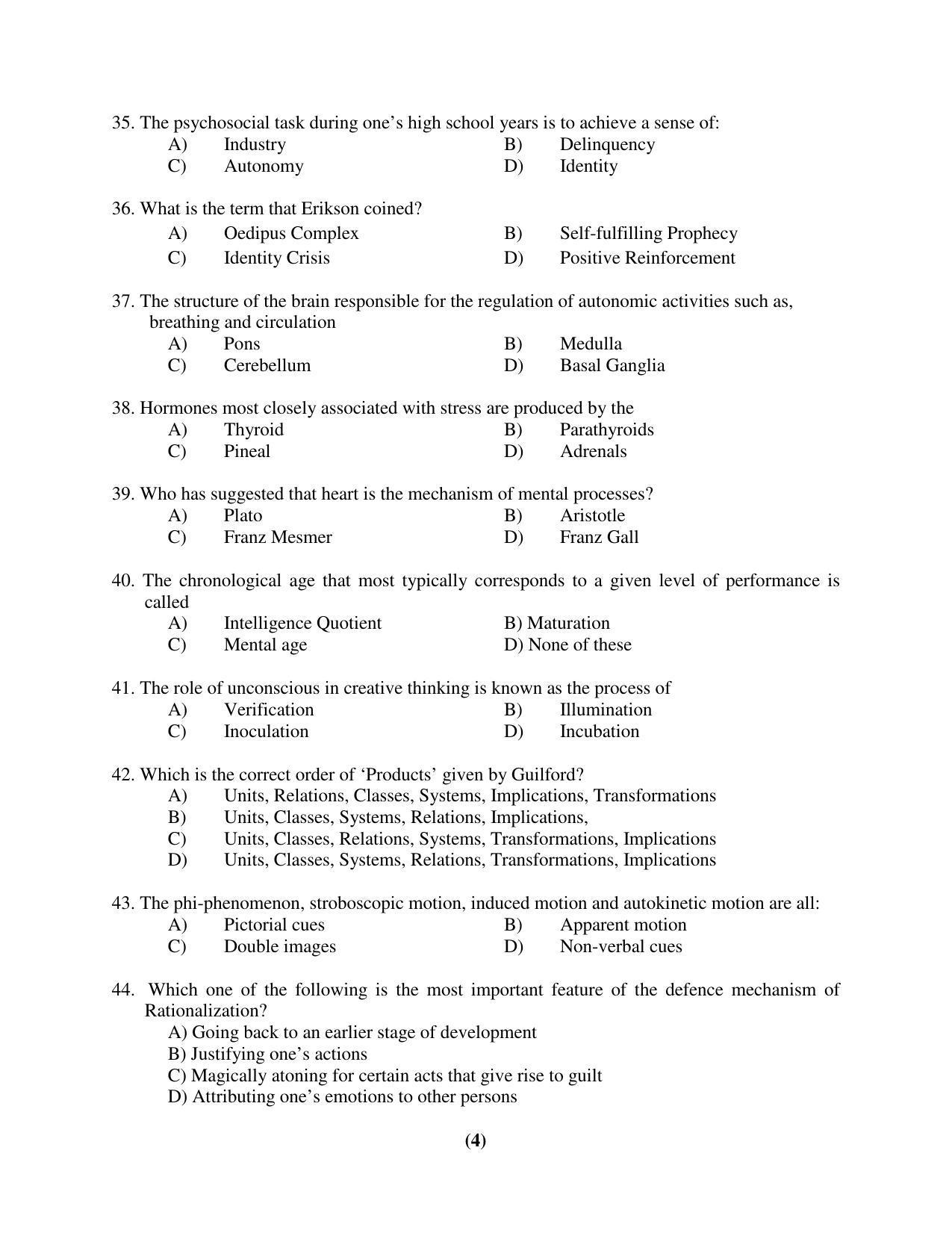 PU MPET Mathematics 2017 Question Paper - Page 75