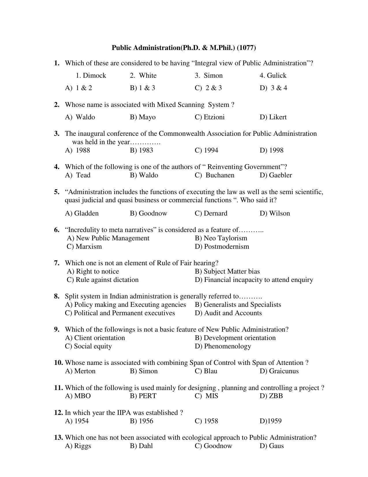 PU MPET Mathematics 2017 Question Paper - Page 77