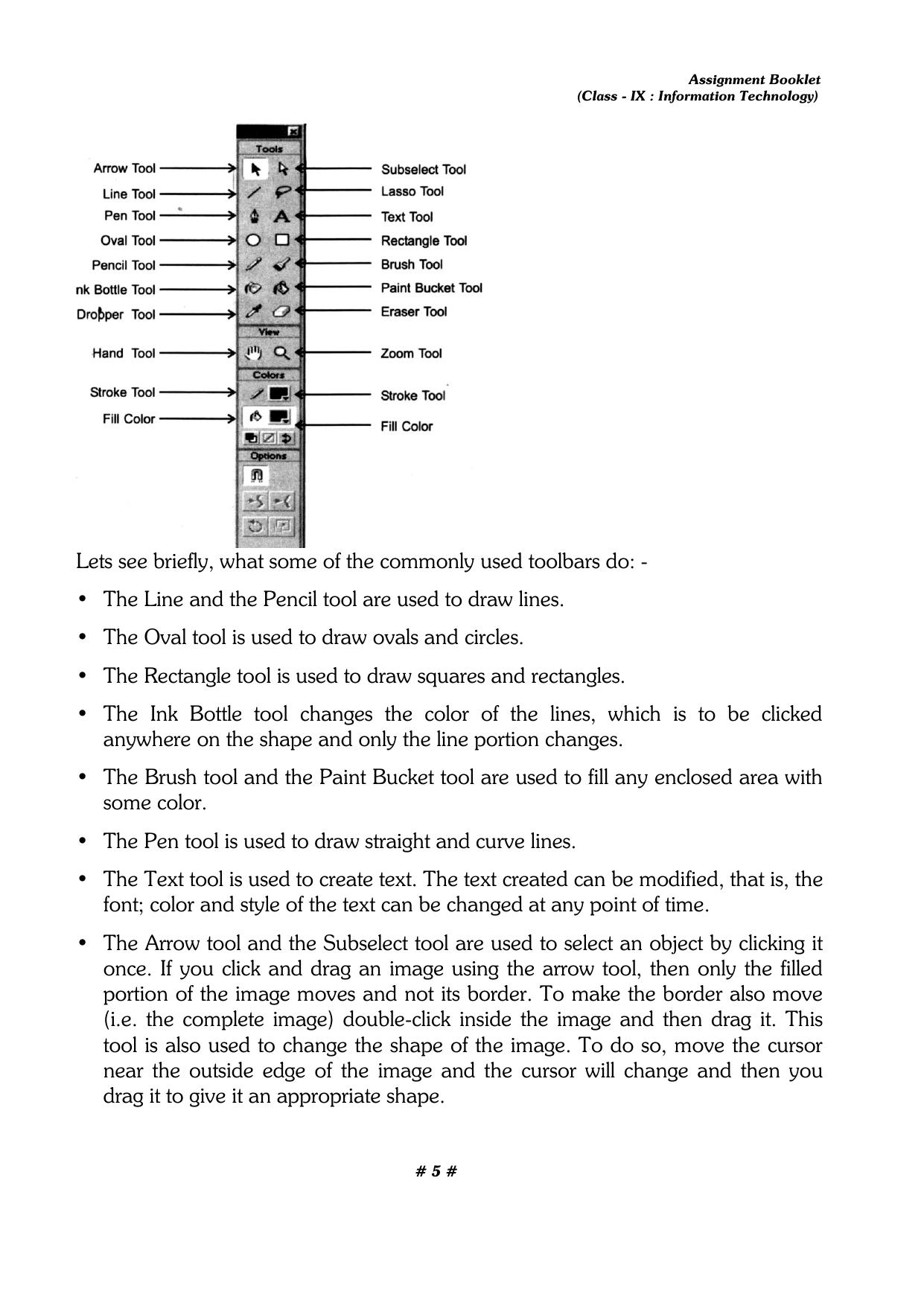 CBSE Worksheets for Class 9 Computer Science Assignment 7 - Page 5