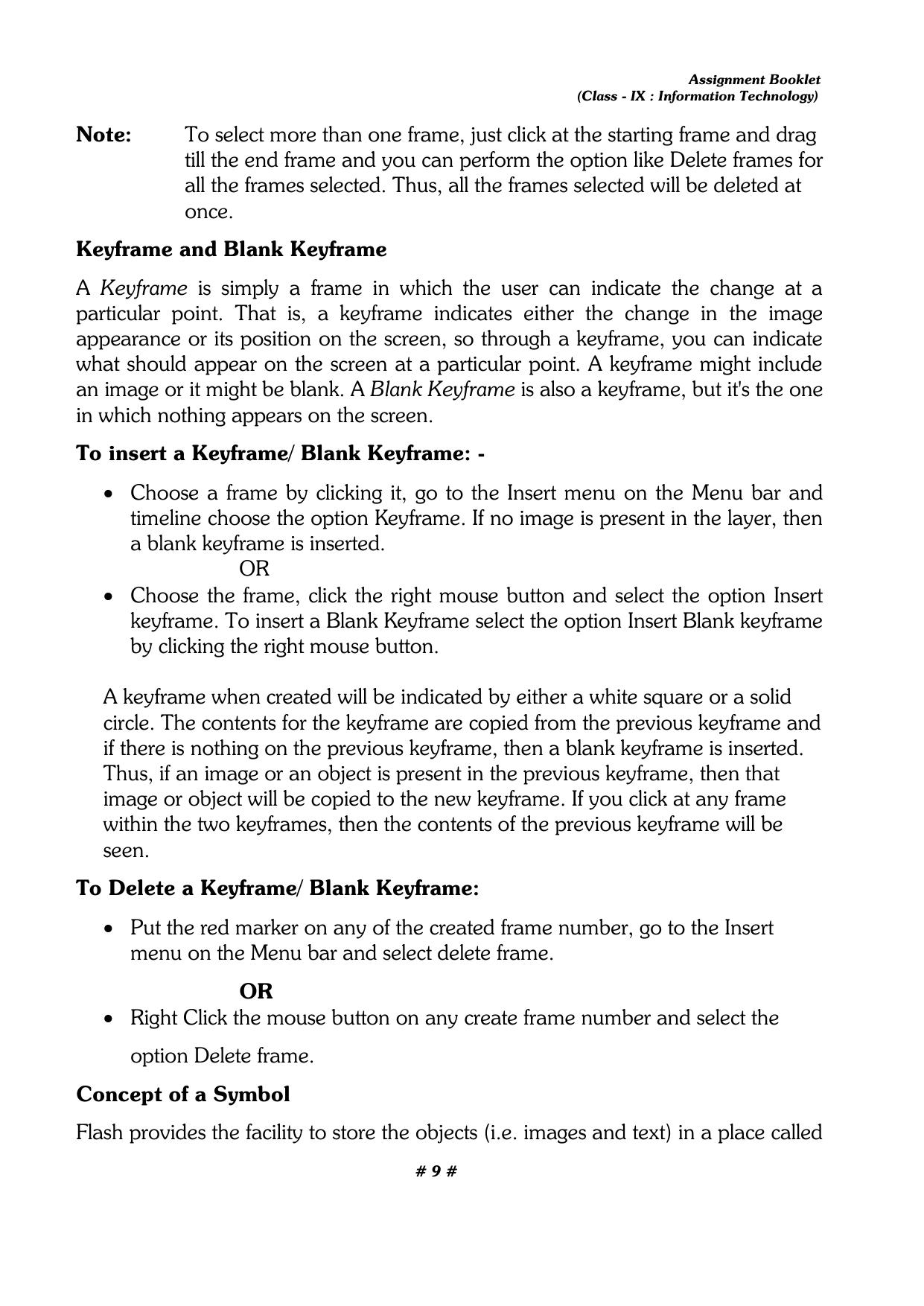 CBSE Worksheets for Class 9 Computer Science Assignment 7 - Page 9