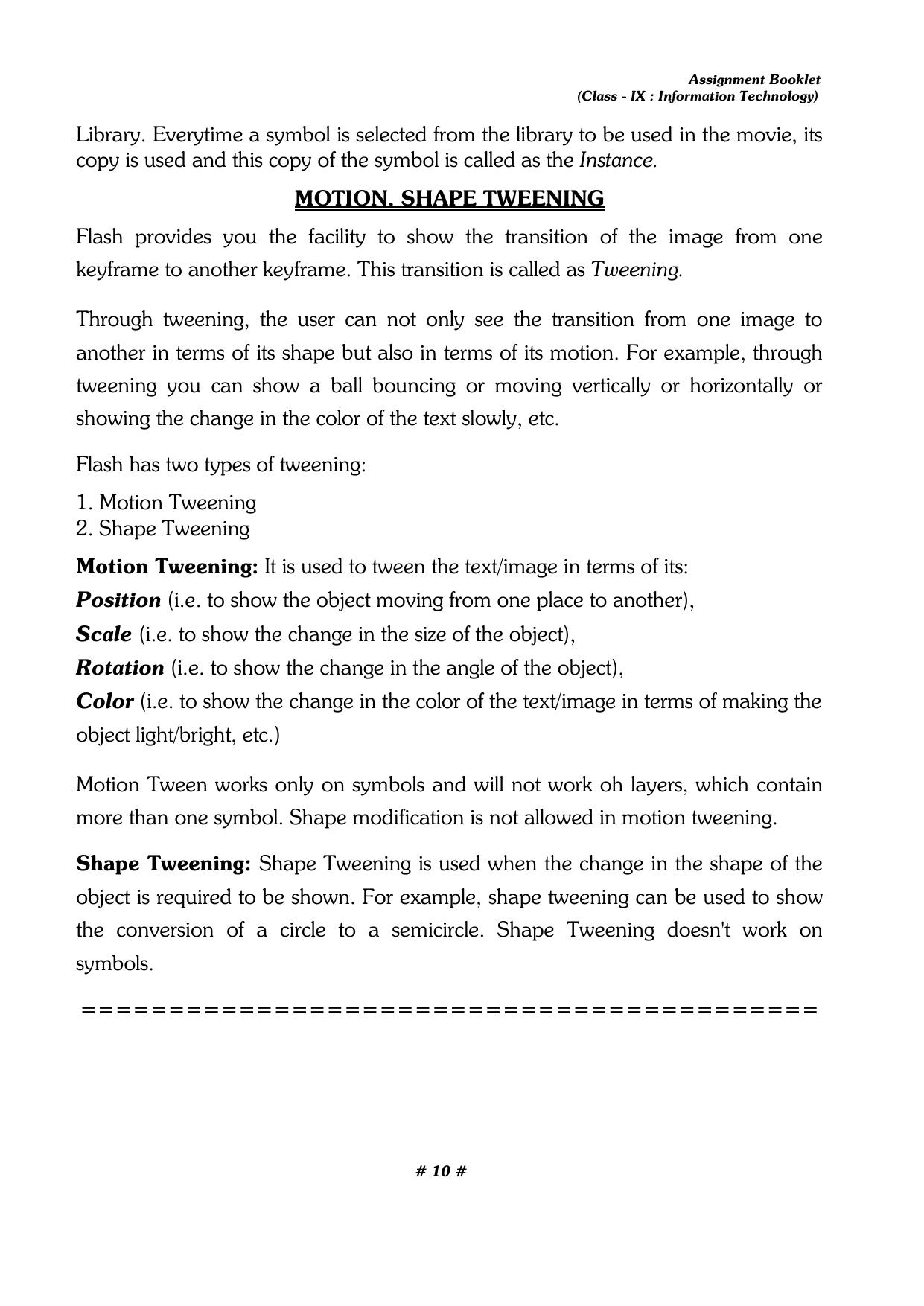 CBSE Worksheets for Class 9 Computer Science Assignment 7 - Page 10