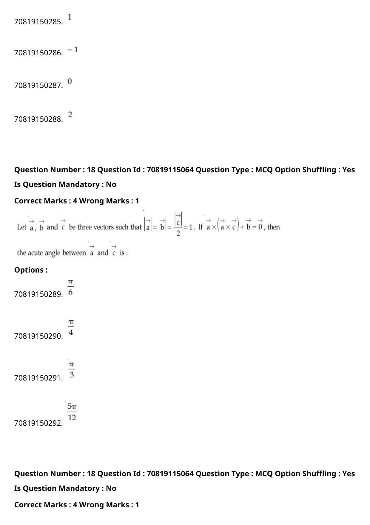 JEE Mains 2021: B Arch & B Planning Malayalam (Shift 2) 23-02-2021 Question Paper - Page 20