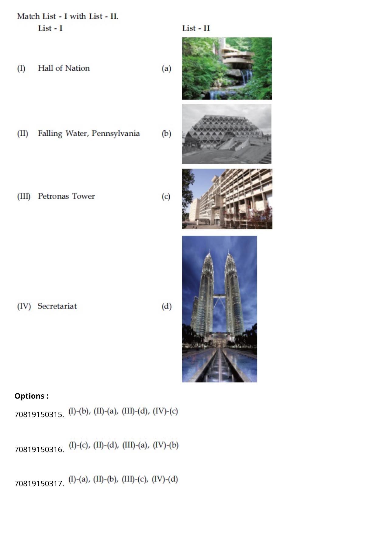 JEE Mains 2021: B Arch & B Planning Malayalam (Shift 2) 23-02-2021 Question Paper - Page 34