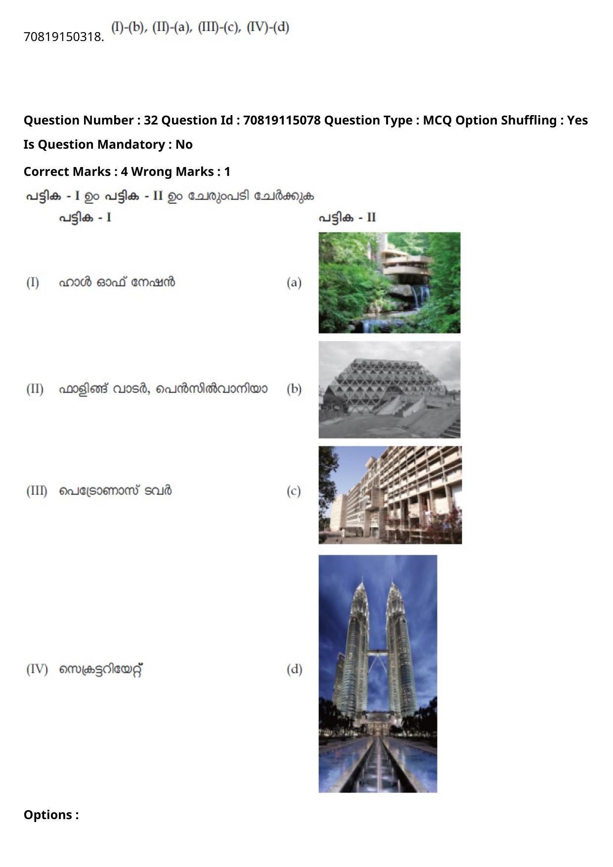 JEE Mains 2021: B Arch & B Planning Malayalam (Shift 2) 23-02-2021 Question Paper - Page 35