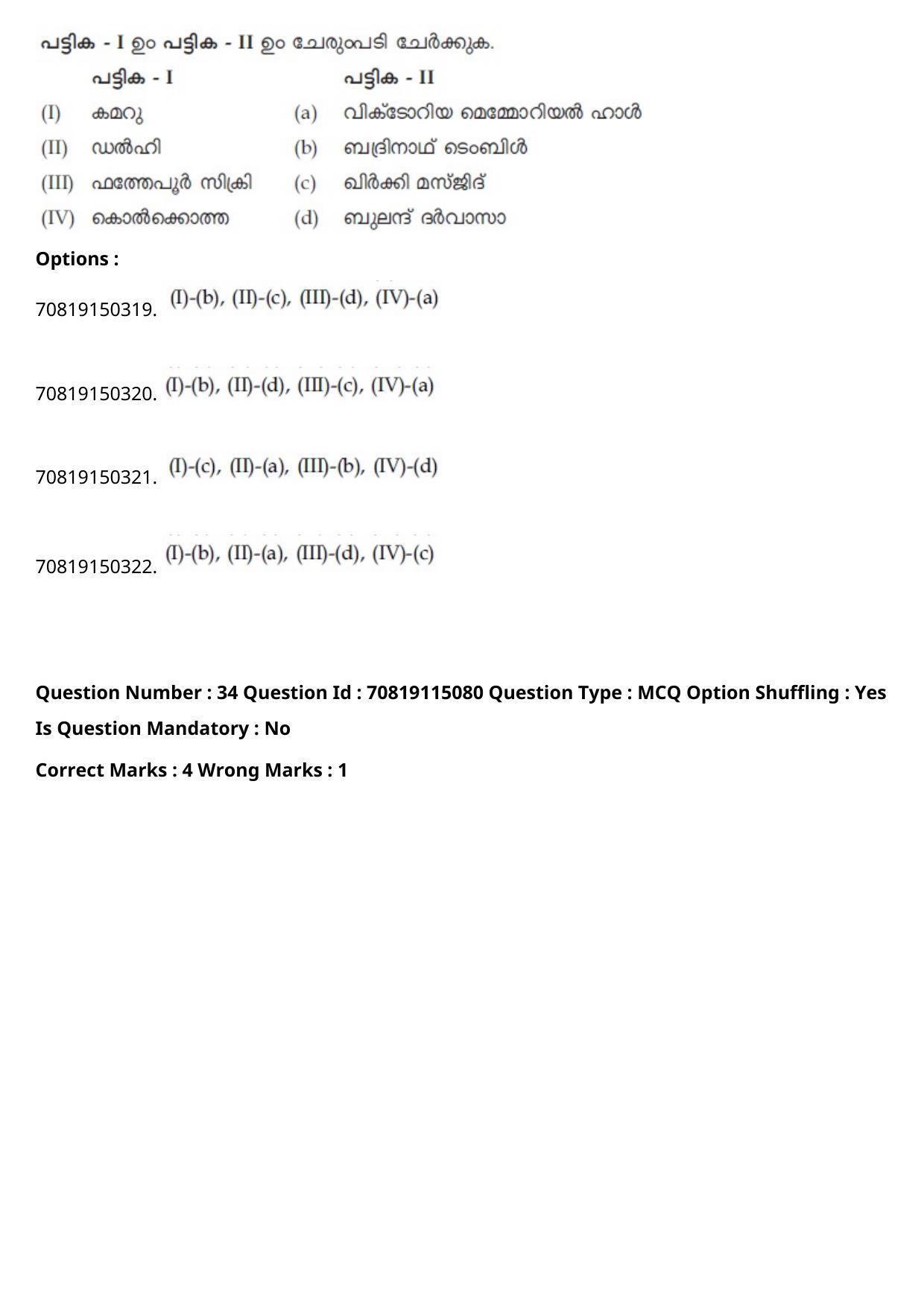 JEE Mains 2021: B Arch & B Planning Malayalam (Shift 2) 23-02-2021 Question Paper - Page 37