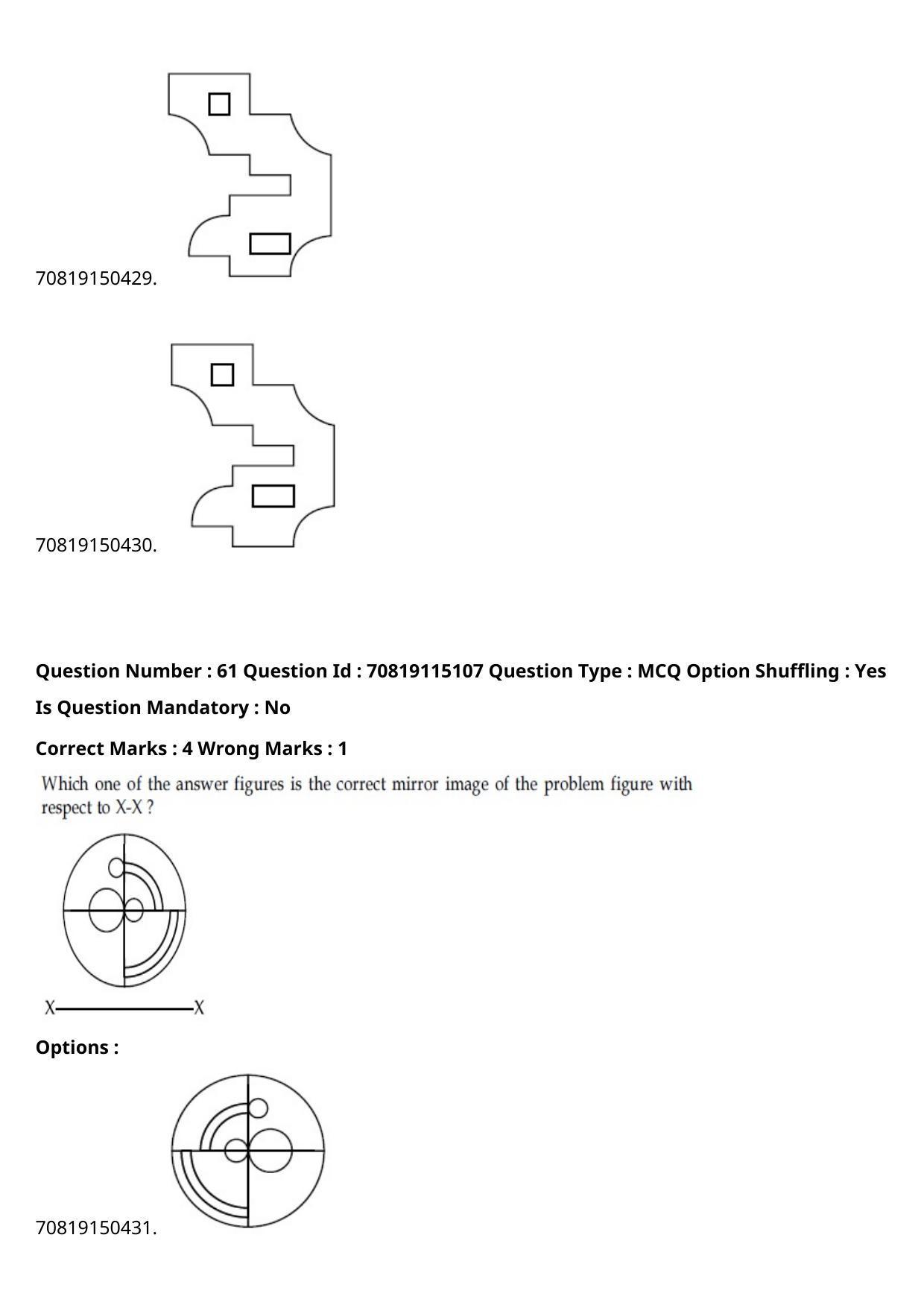 JEE Mains 2021: B Arch & B Planning Malayalam (Shift 2) 23-02-2021 Question Paper - Page 73