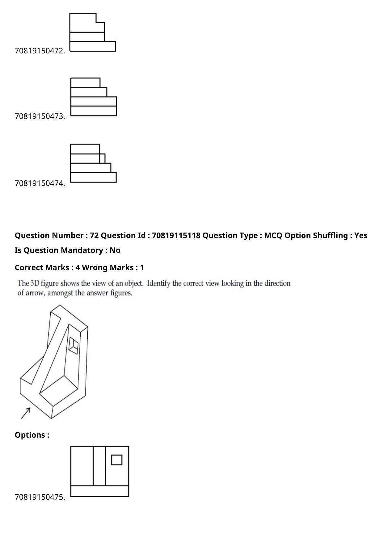 JEE Mains 2021: B Arch & B Planning Malayalam (Shift 2) 23-02-2021 Question Paper - Page 96