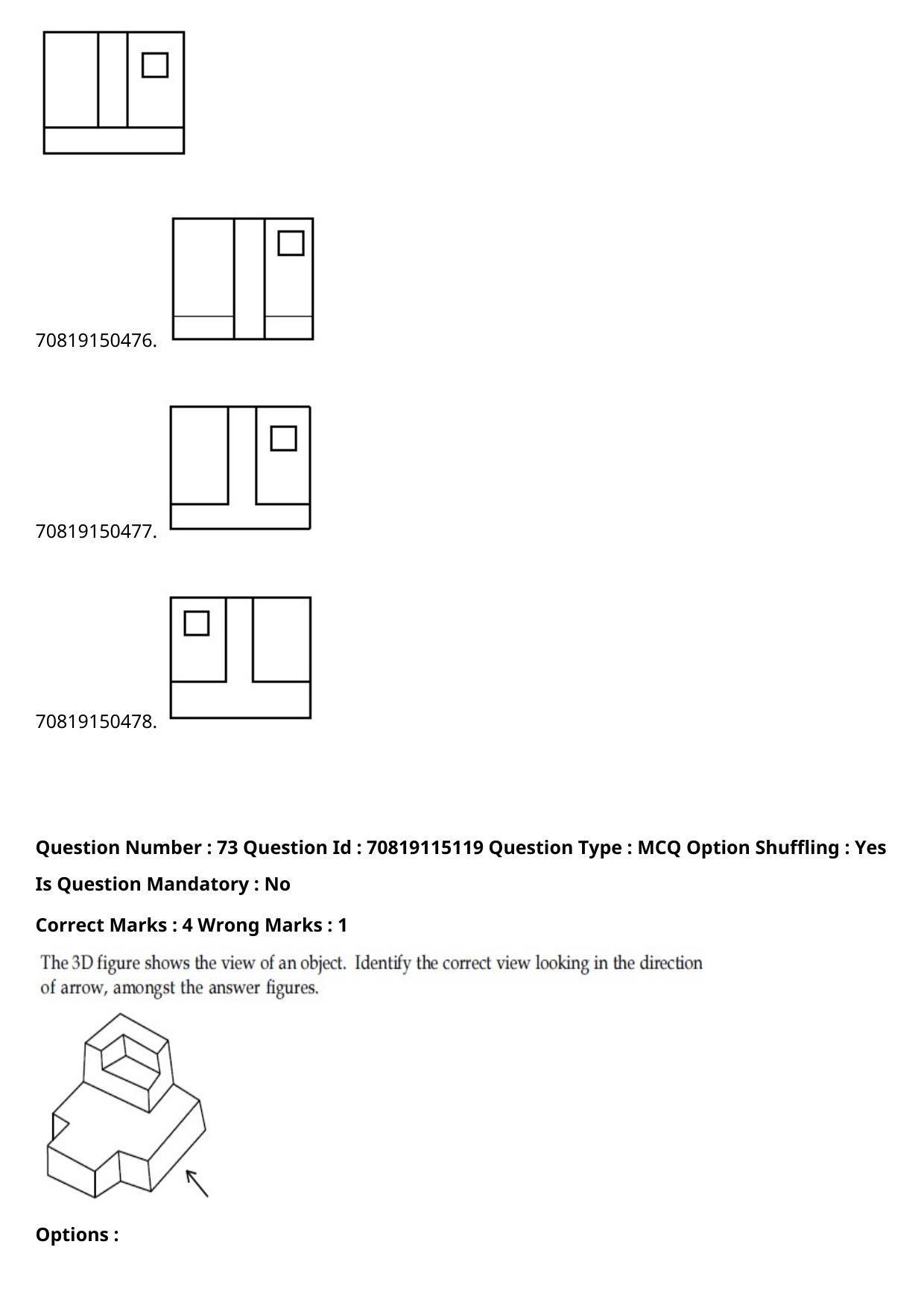 JEE Mains 2021: B Arch & B Planning Malayalam (Shift 2) 23-02-2021 Question Paper - Page 98