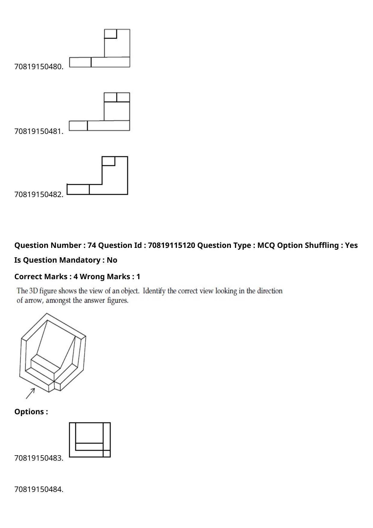 JEE Mains 2021: B Arch & B Planning Malayalam (Shift 2) 23-02-2021 Question Paper - Page 100