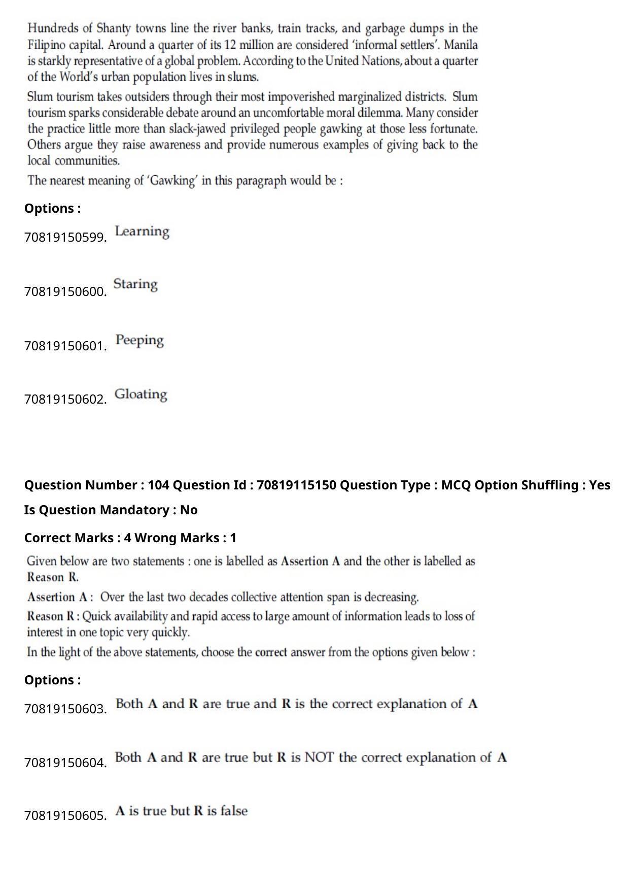 JEE Mains 2021: B Arch & B Planning Malayalam (Shift 2) 23-02-2021 Question Paper - Page 142