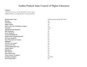 AP PGCET 2022 Polymer Science Question Paper with Answer Key