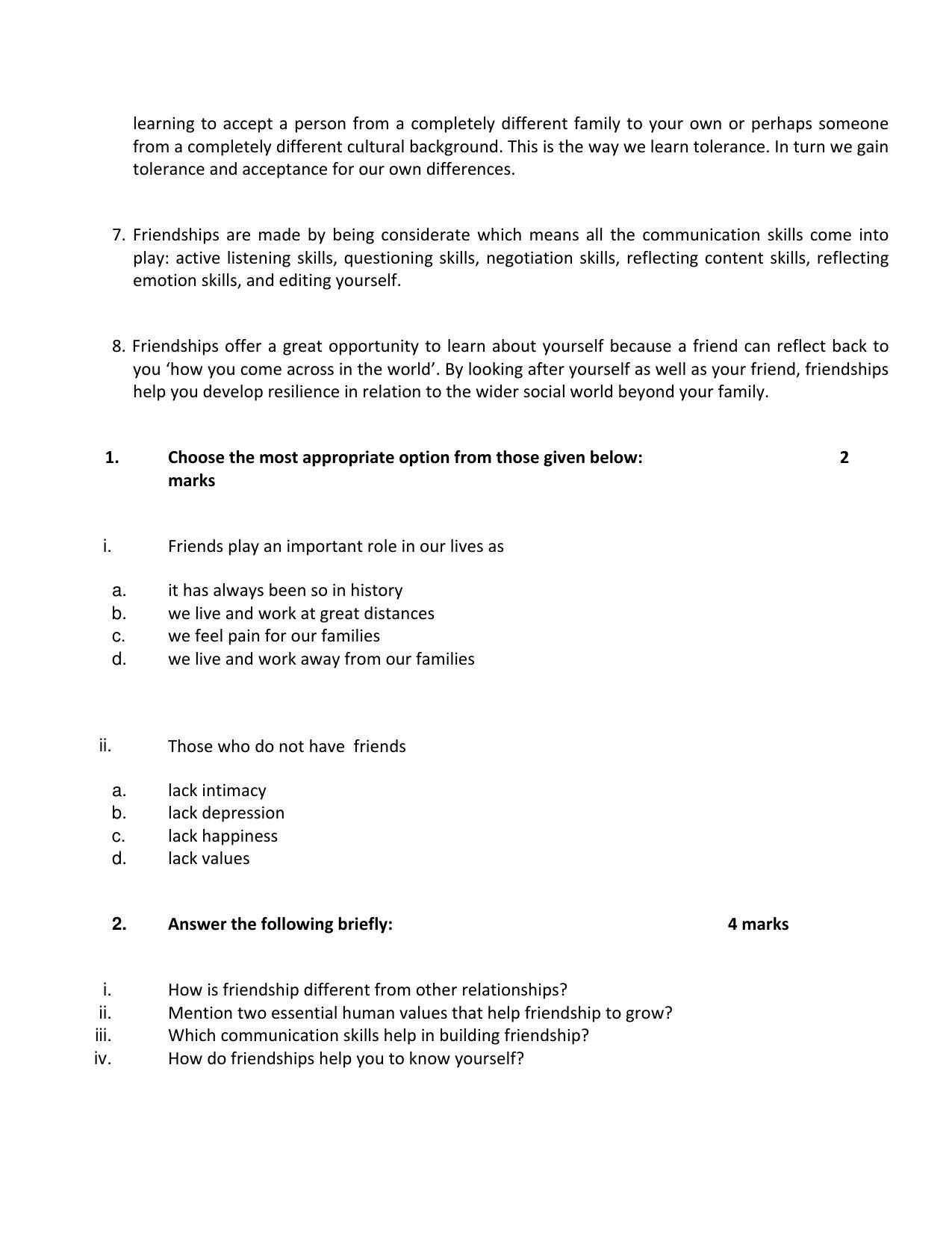 CBSE Worksheets for Class 11 English Assignment 1 - Page 2