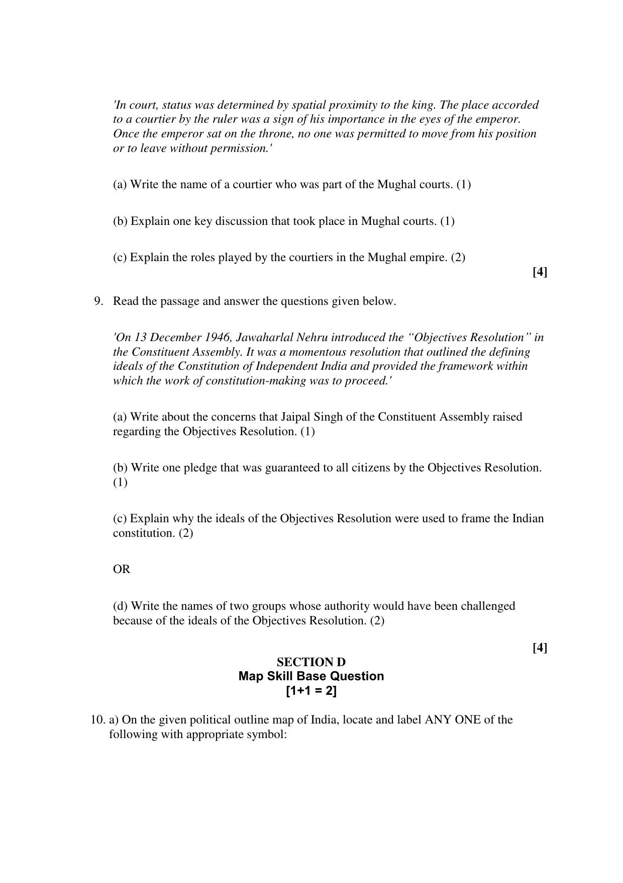 CBSE Class 12 History Term 2 Practice Questions 2021-22 - Page 3