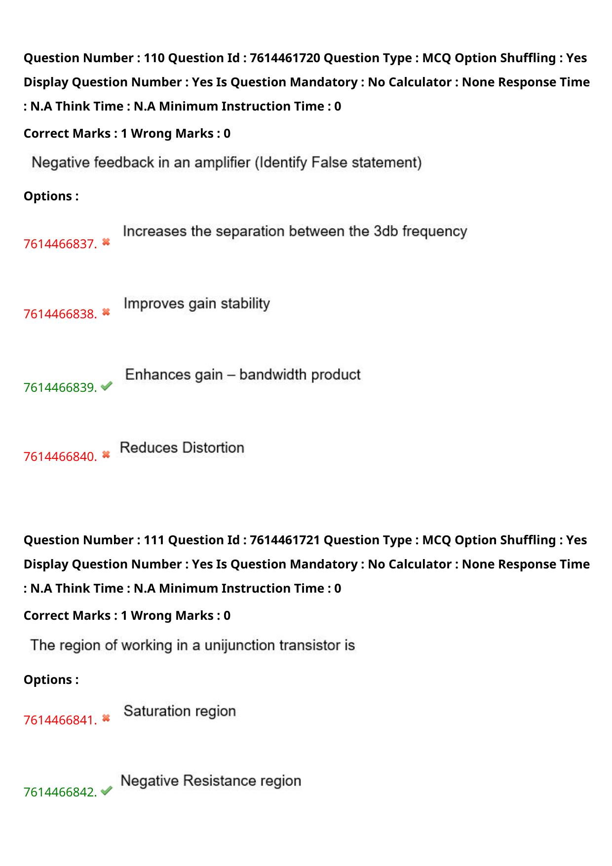 TS ECET 2024: ECE - ELECTRONICS AND COMMUNICATION ENGINEERING Master Question Paper With Preliminary Key - Page 69