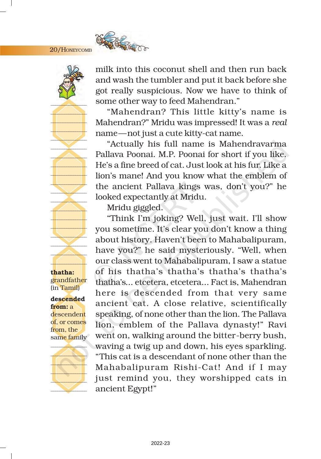 NCERT Book for Class 7 English (Honeycomb): Chapter 2-A Gift of Chappals - Page 3
