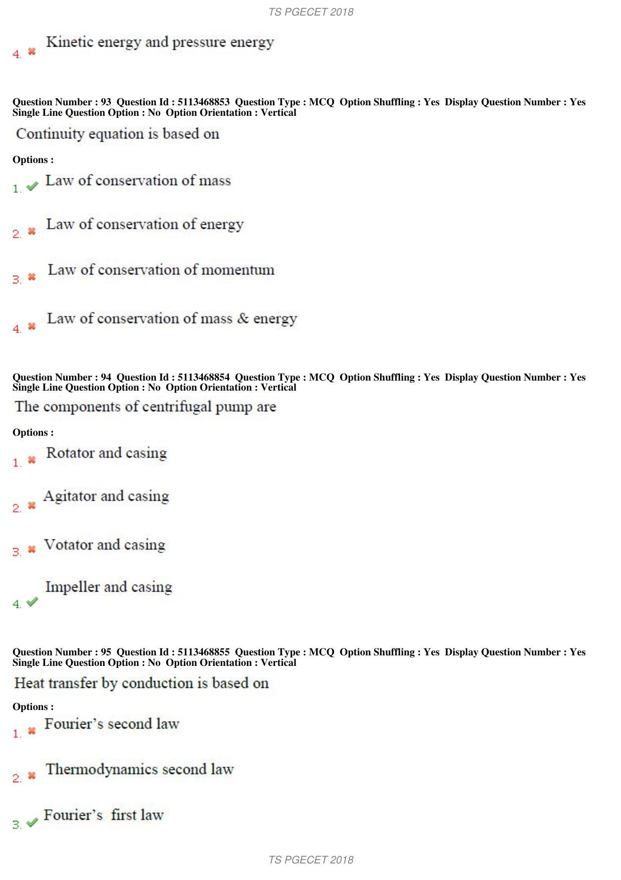 TS PGECET 2018: Food Technology Question Papers - Page 34