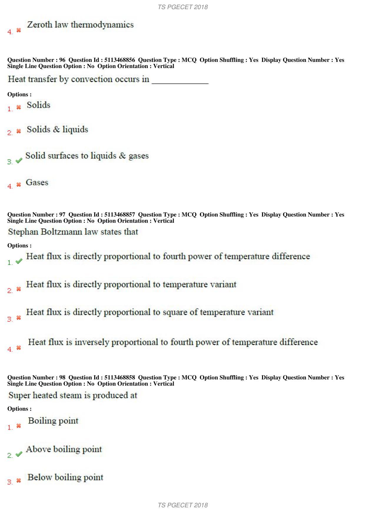 TS PGECET 2018: Food Technology Question Papers - Page 35