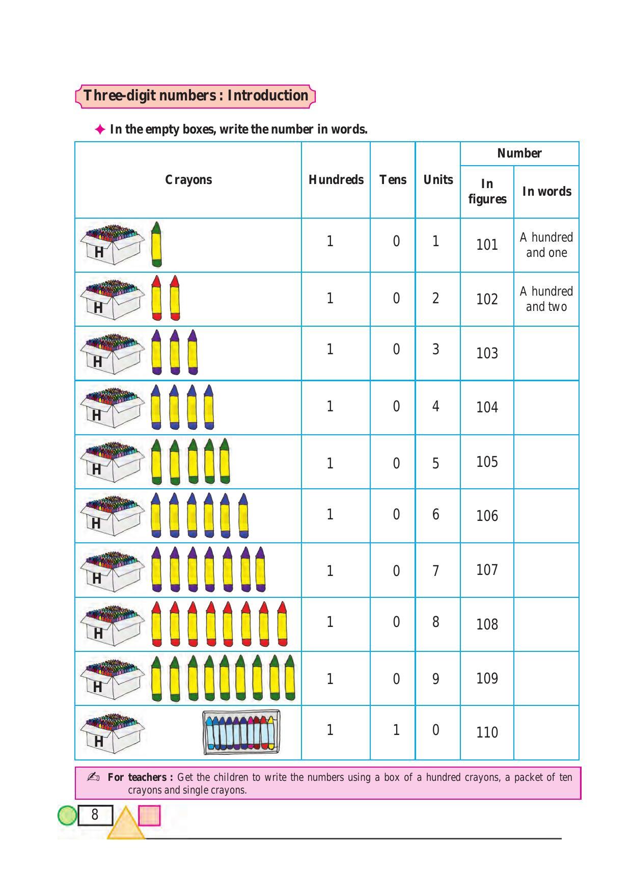 Maharashtra Board Class 3 Maths (English Medium) Textbook - Page 18