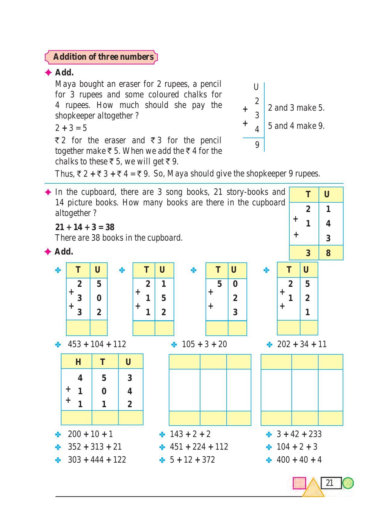 Maharashtra Board Class 3 Maths (English Medium) Textbook - Page 31