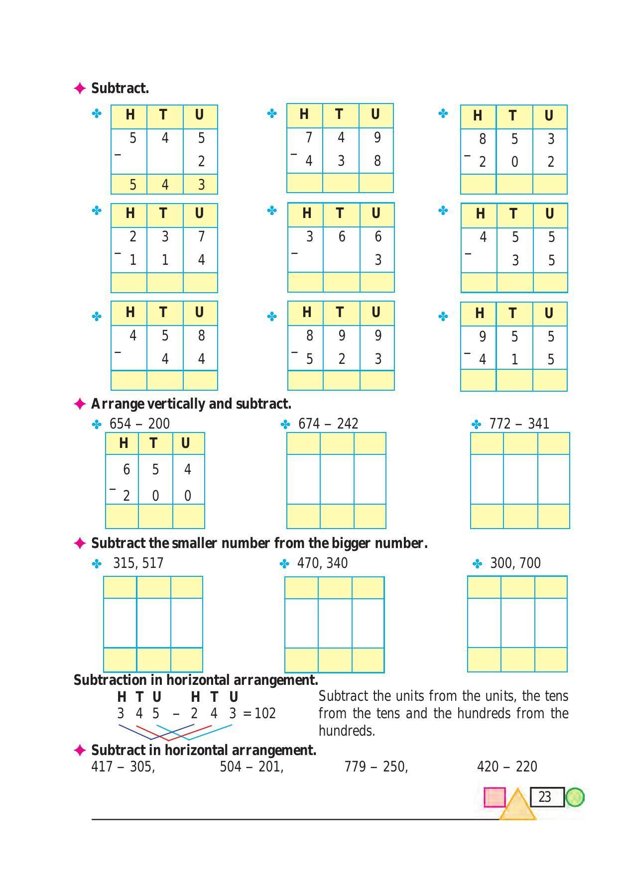 Maharashtra Board Class 3 Maths (English Medium) Textbook - Page 33