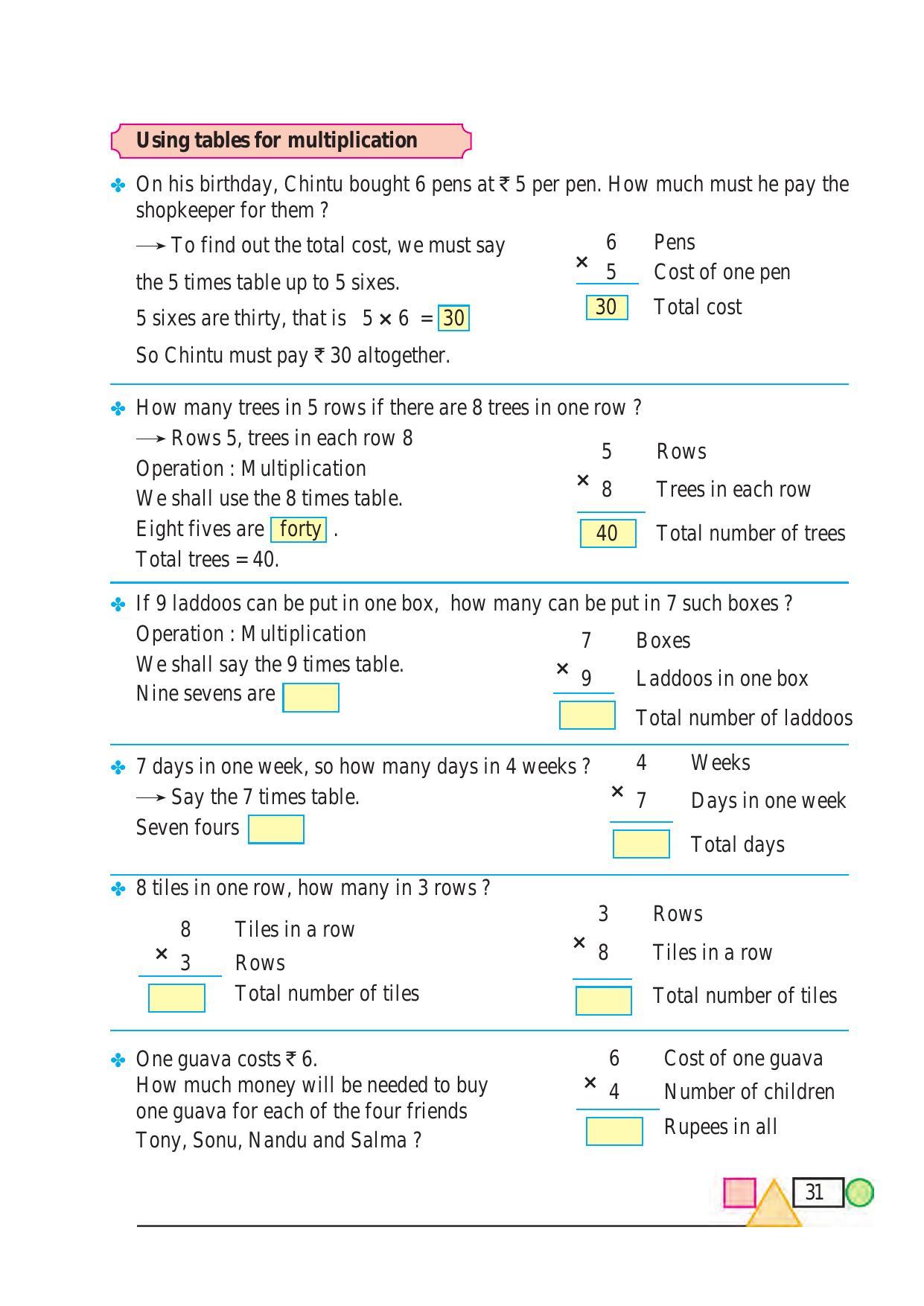 Maharashtra Board Class 3 Maths (English Medium) Textbook - Page 41