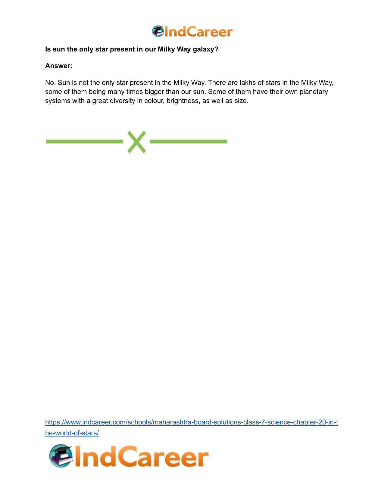 Maharashtra Board Solutions Class 7-Science: Chapter 20- In the World of Stars - Page 19