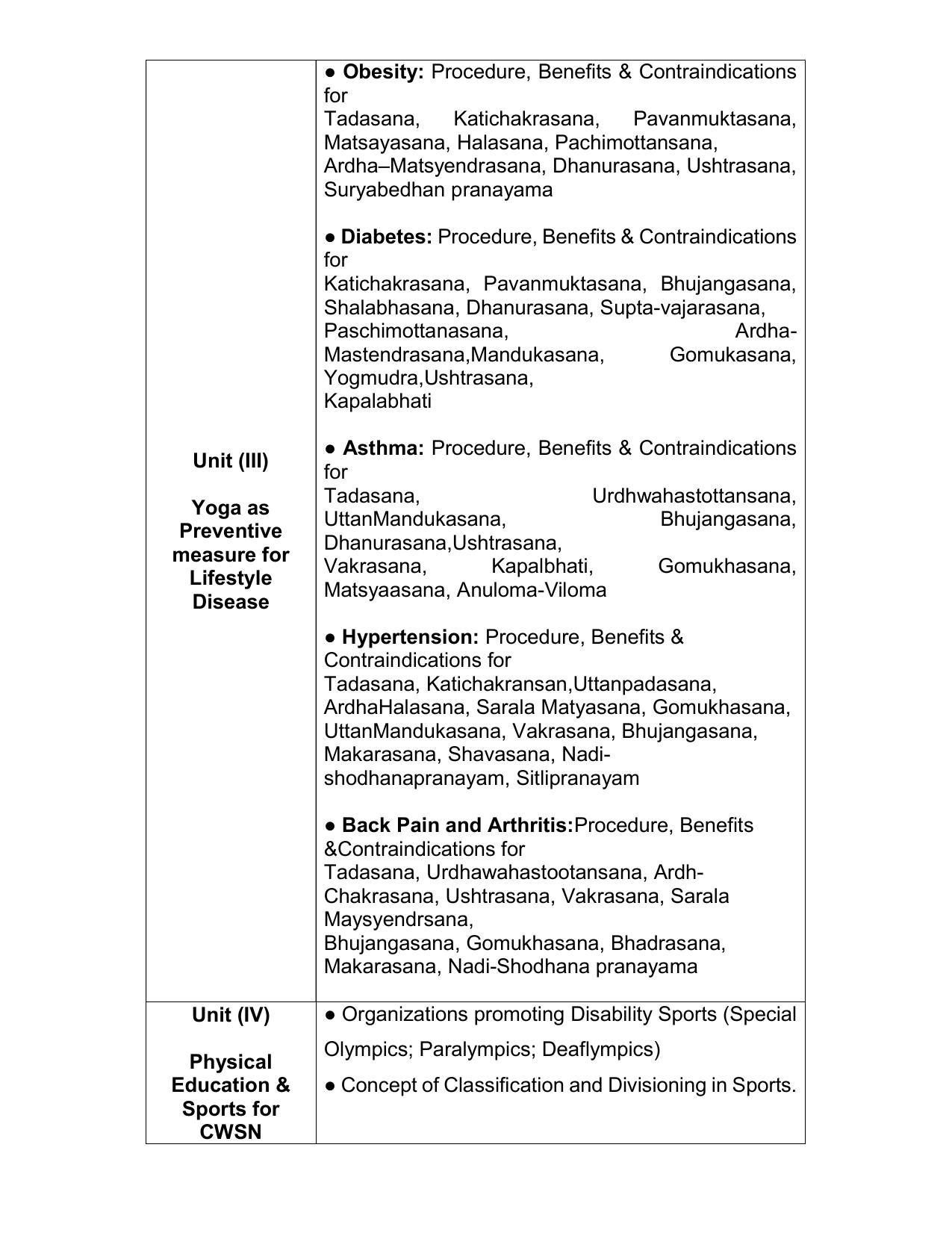 Edudel Class 12 Physical Education (English Medium) Syllabus 2025 - Page 2
