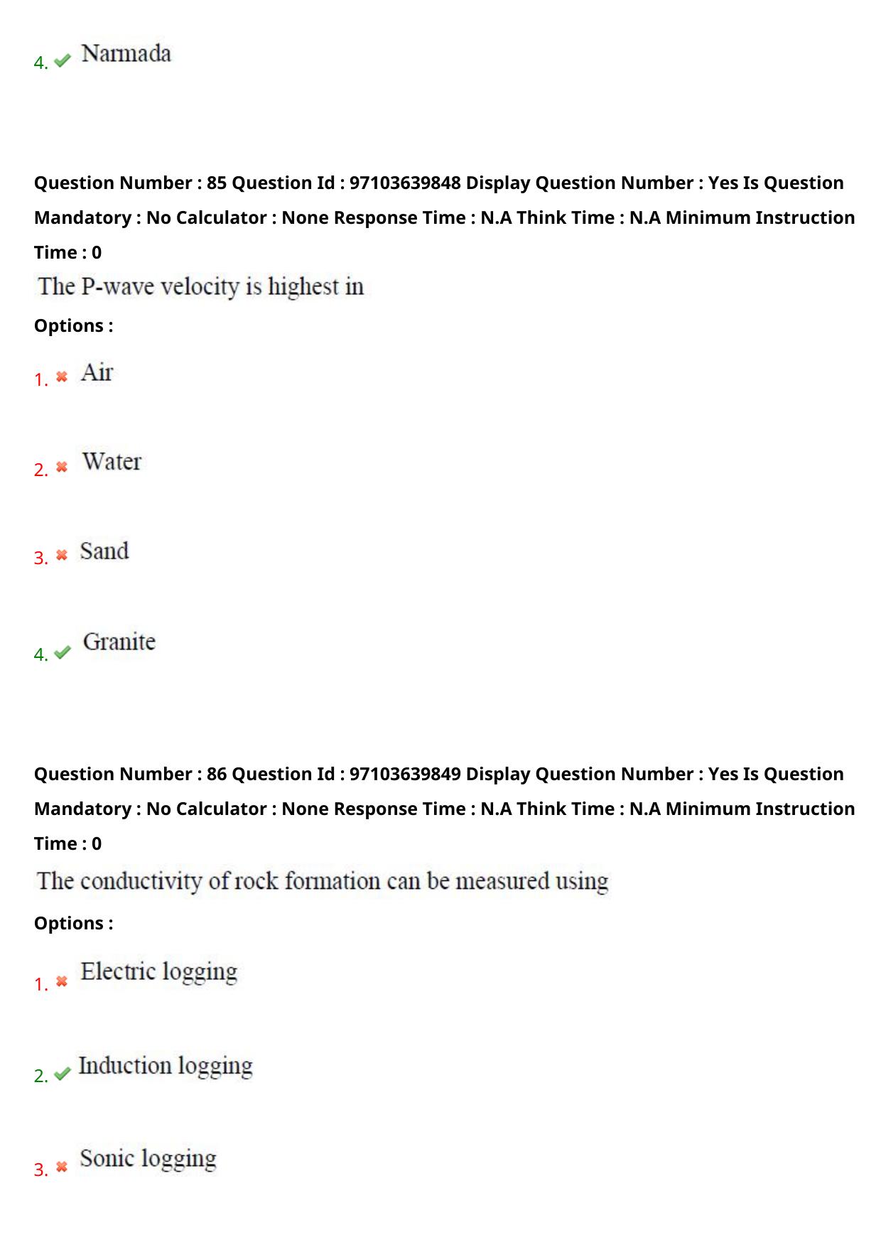 AP RCET 2024 Meteorology and Physical Oceanography Question Paper (05-05-2024 (Sunday) Session-I) - Page 51