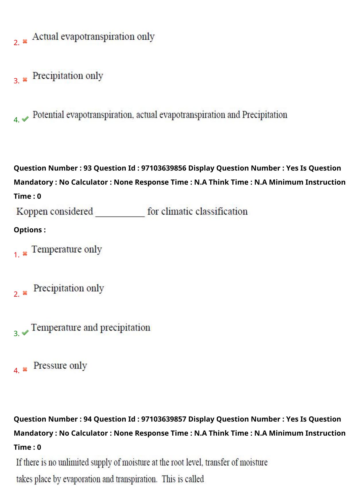 AP RCET 2024 Meteorology and Physical Oceanography Question Paper (05-05-2024 (Sunday) Session-I) - Page 55