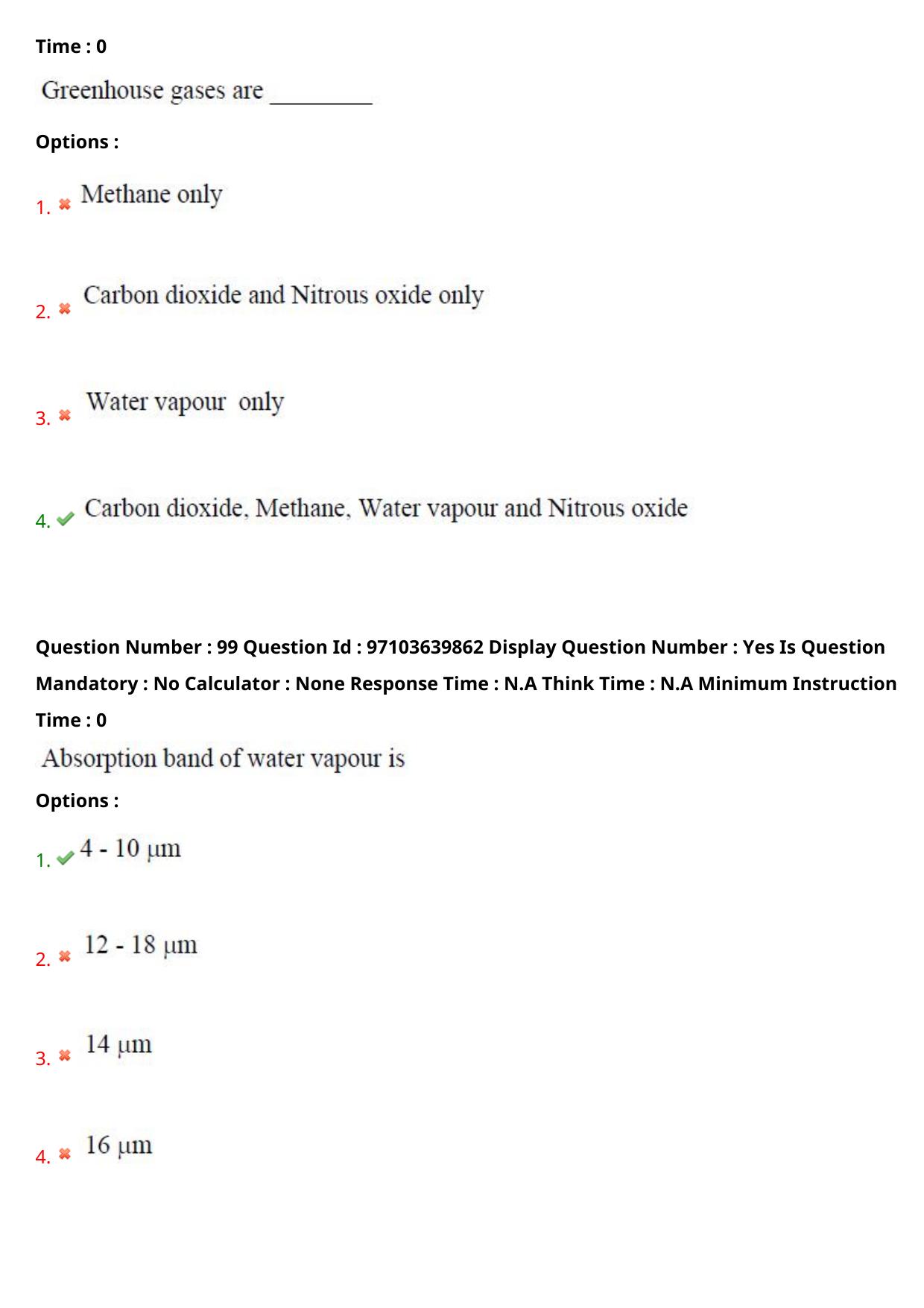 AP RCET 2024 Meteorology and Physical Oceanography Question Paper (05-05-2024 (Sunday) Session-I) - Page 58