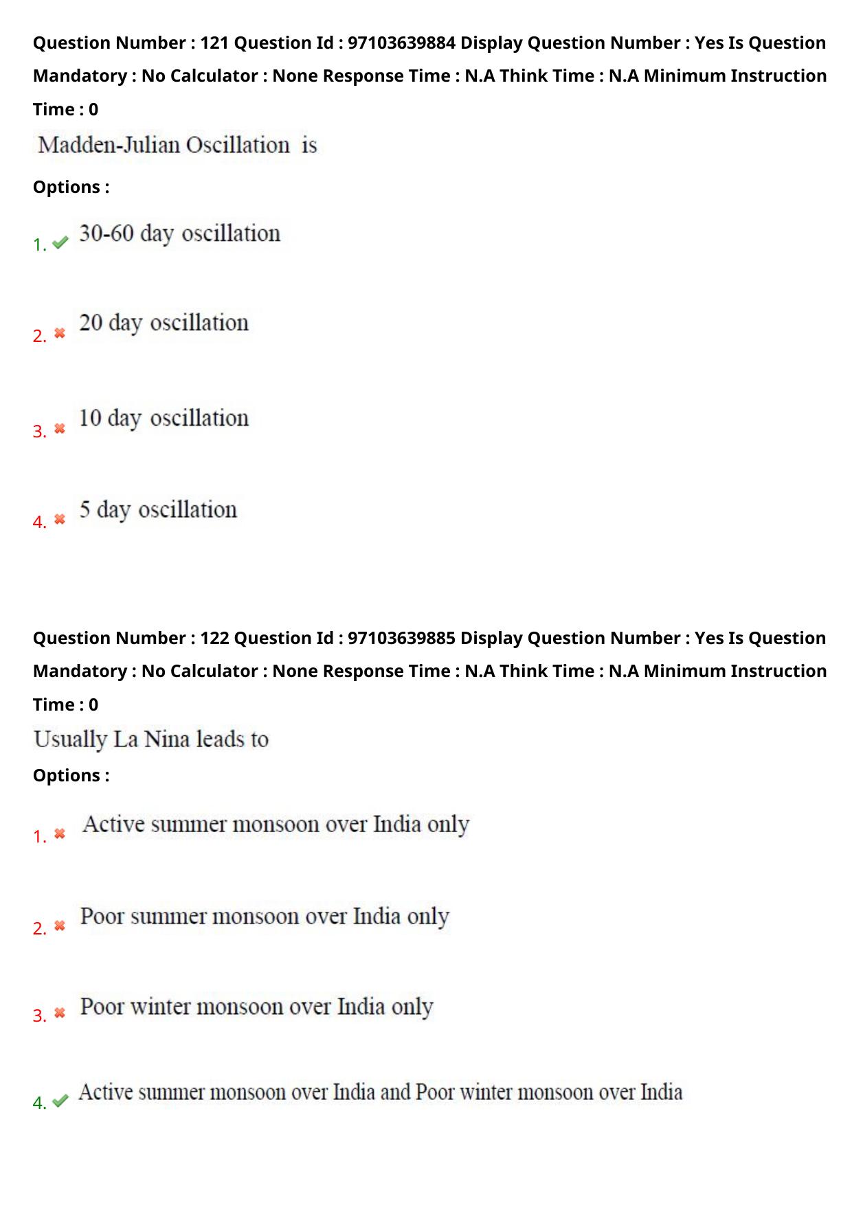 AP RCET 2024 Meteorology and Physical Oceanography Question Paper (05-05-2024 (Sunday) Session-I) - Page 70