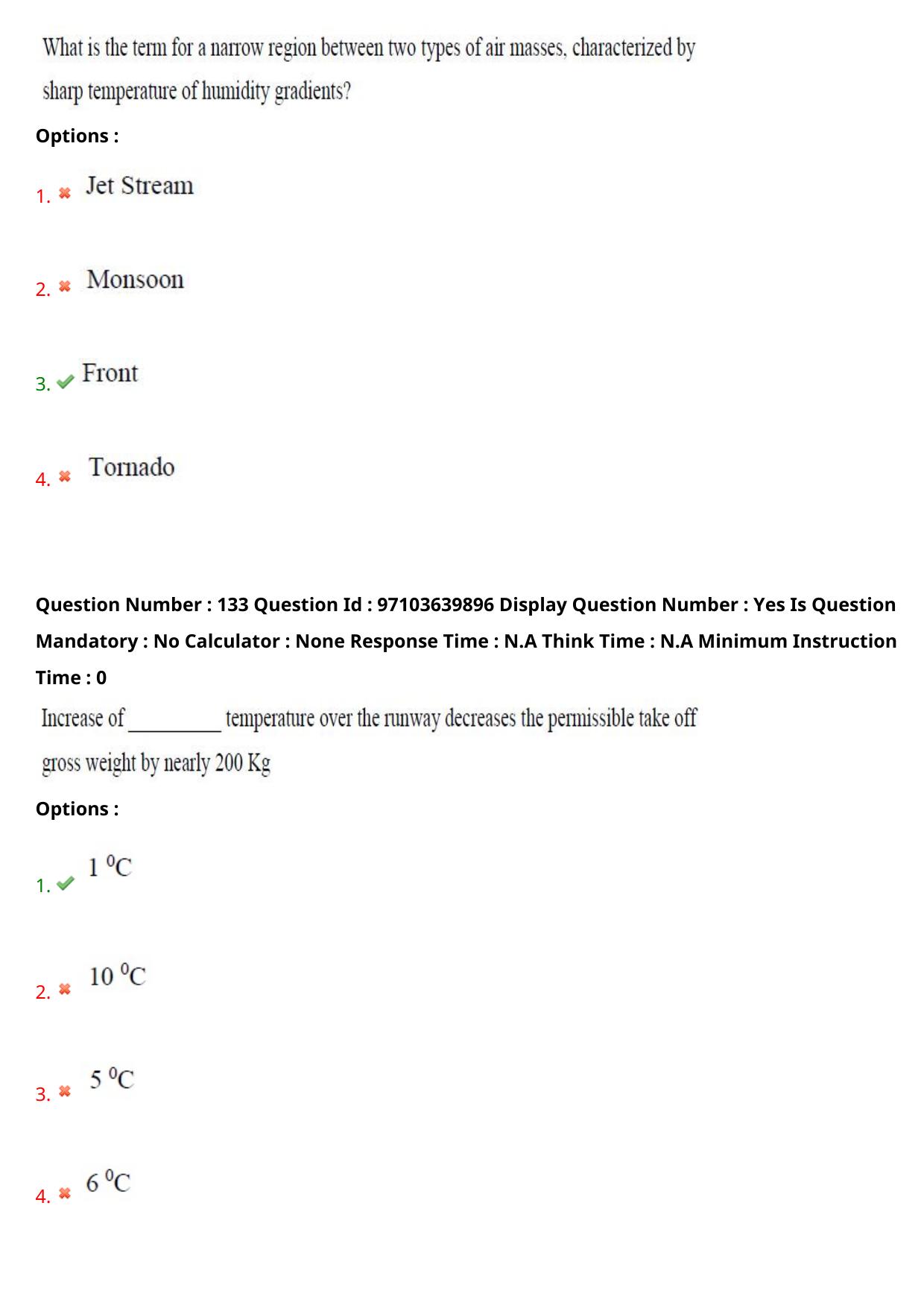AP RCET 2024 Meteorology and Physical Oceanography Question Paper (05-05-2024 (Sunday) Session-I) - Page 76