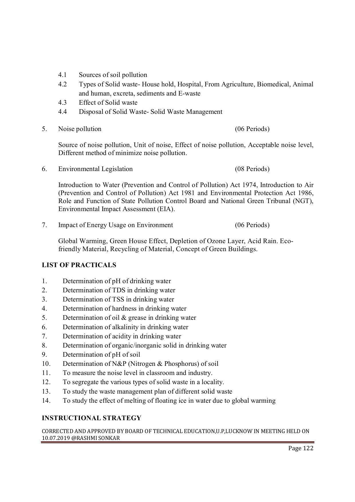 EFFECTIVE FROM JULY 2019-20 - SIX SEMESTER DIPLOMA COURSE IN MECHANICAL ENGINEERING ( PRODUCTION) - Page 122