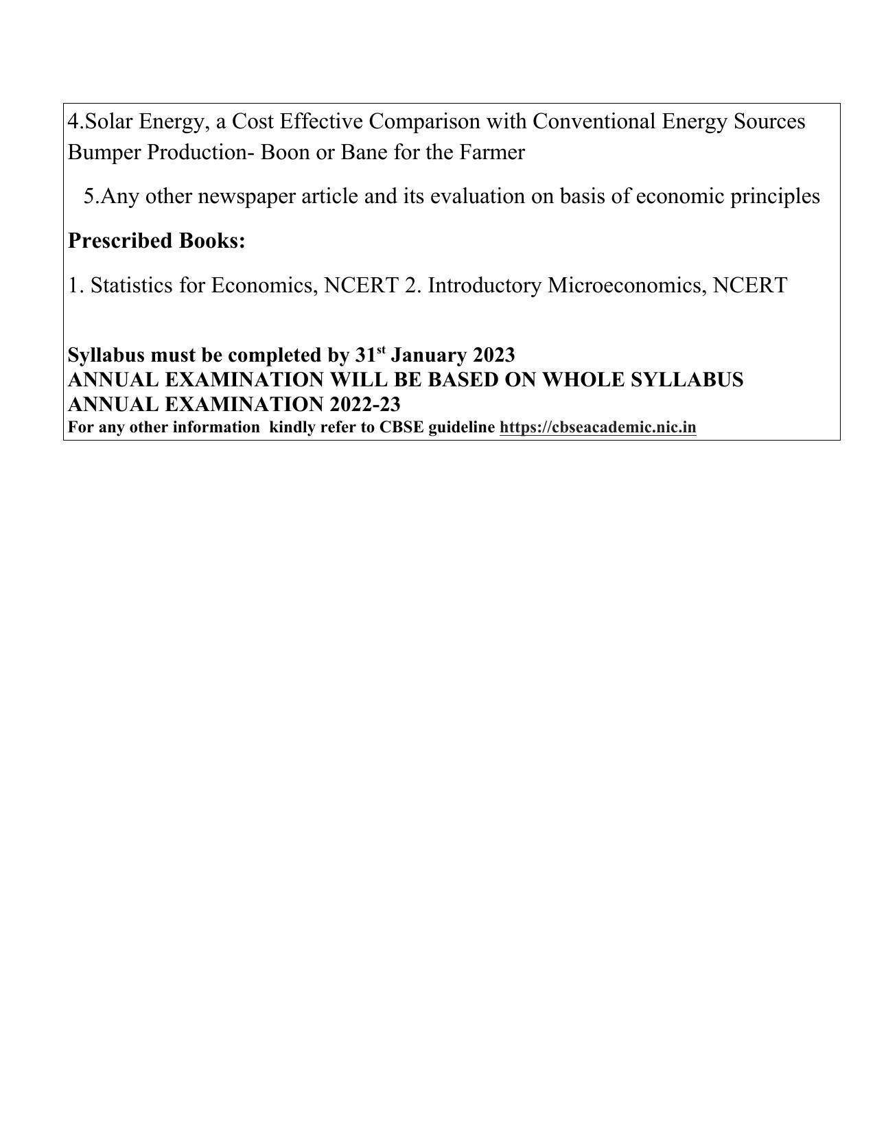 Edudel Class 11 Economics (English Medium) Syllabus - Page 4