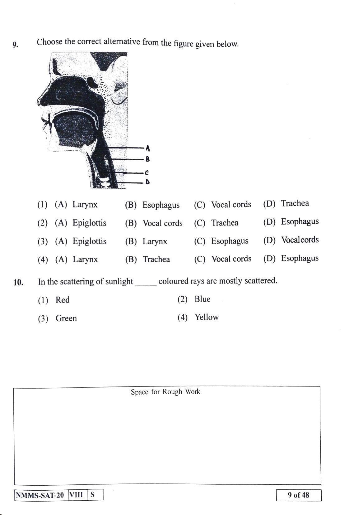 SAT TELUGU 2020-21 Class 8 Maharashtra NMMS Question Papers - Page 9