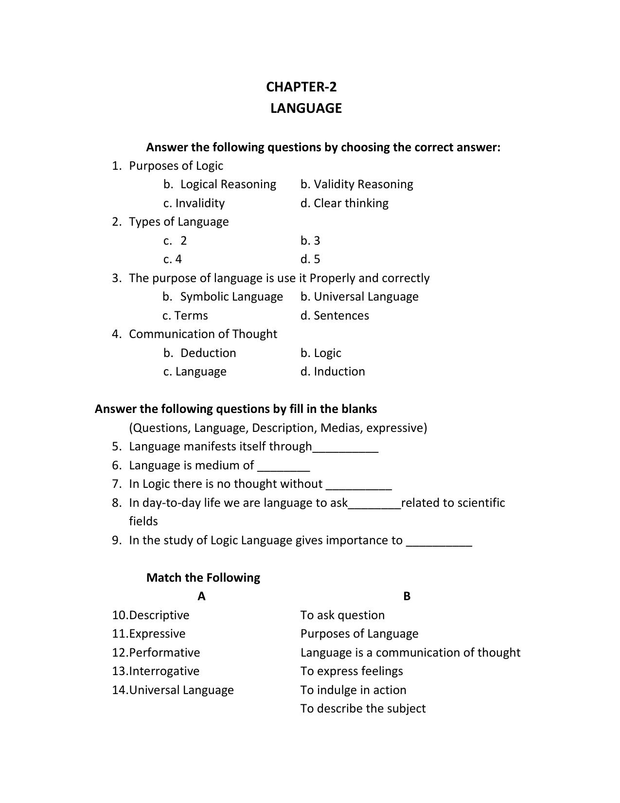Karnataka 1st PUC Question Bank 2025 - Logic English - Page 7