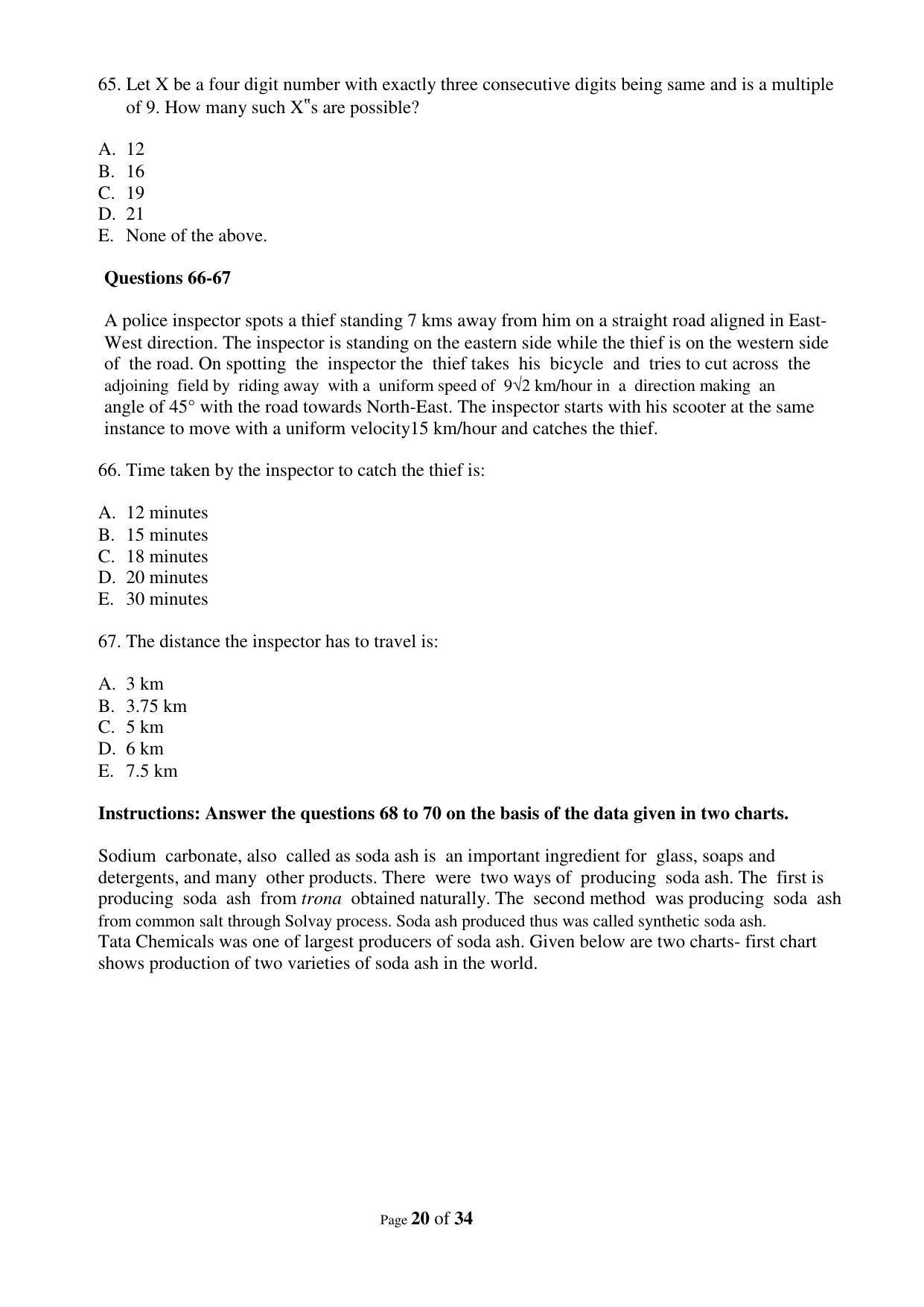 XAT 2009 (A) Question Papers with Keys - Page 23