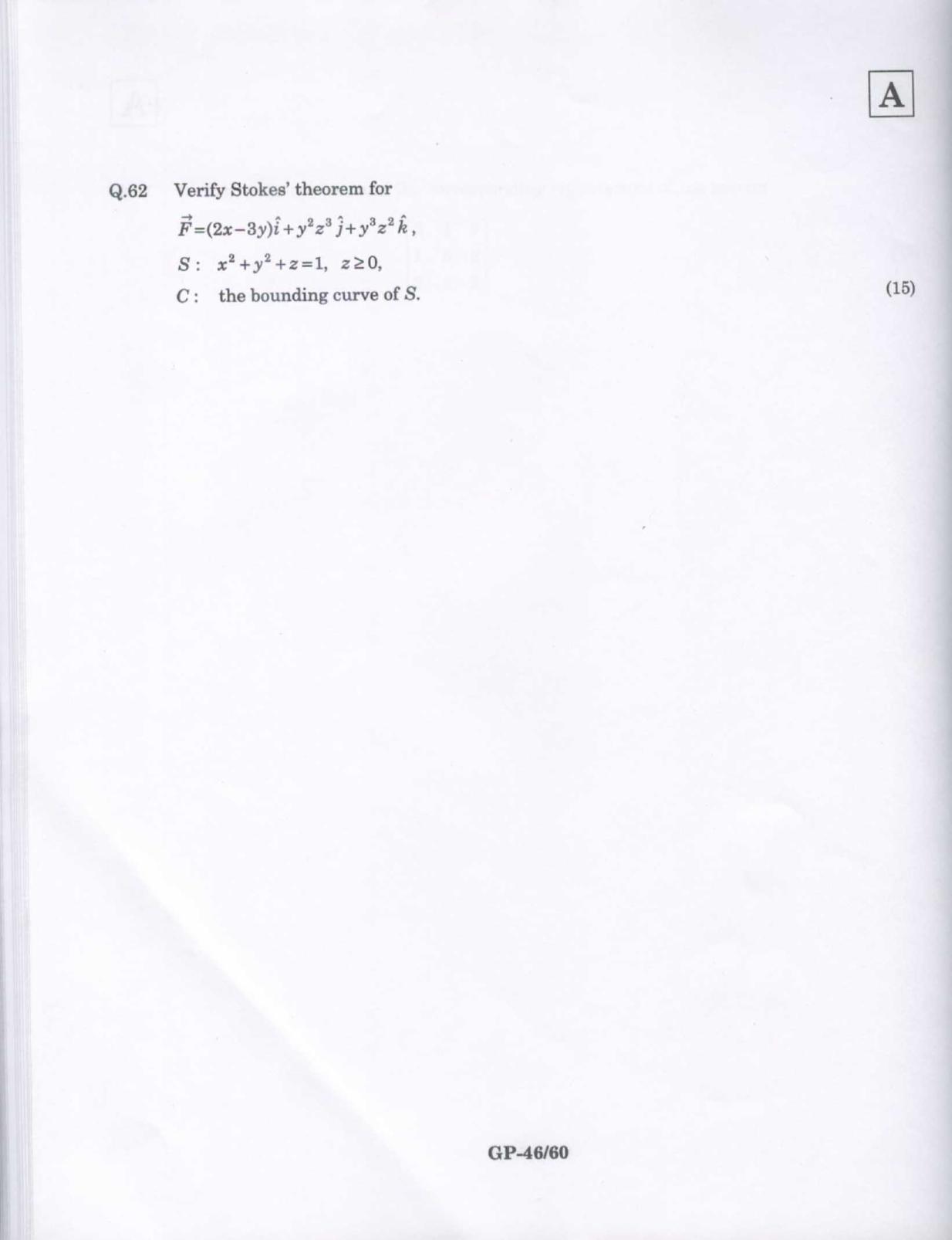 JAM 2009: GP Question Paper - Page 27