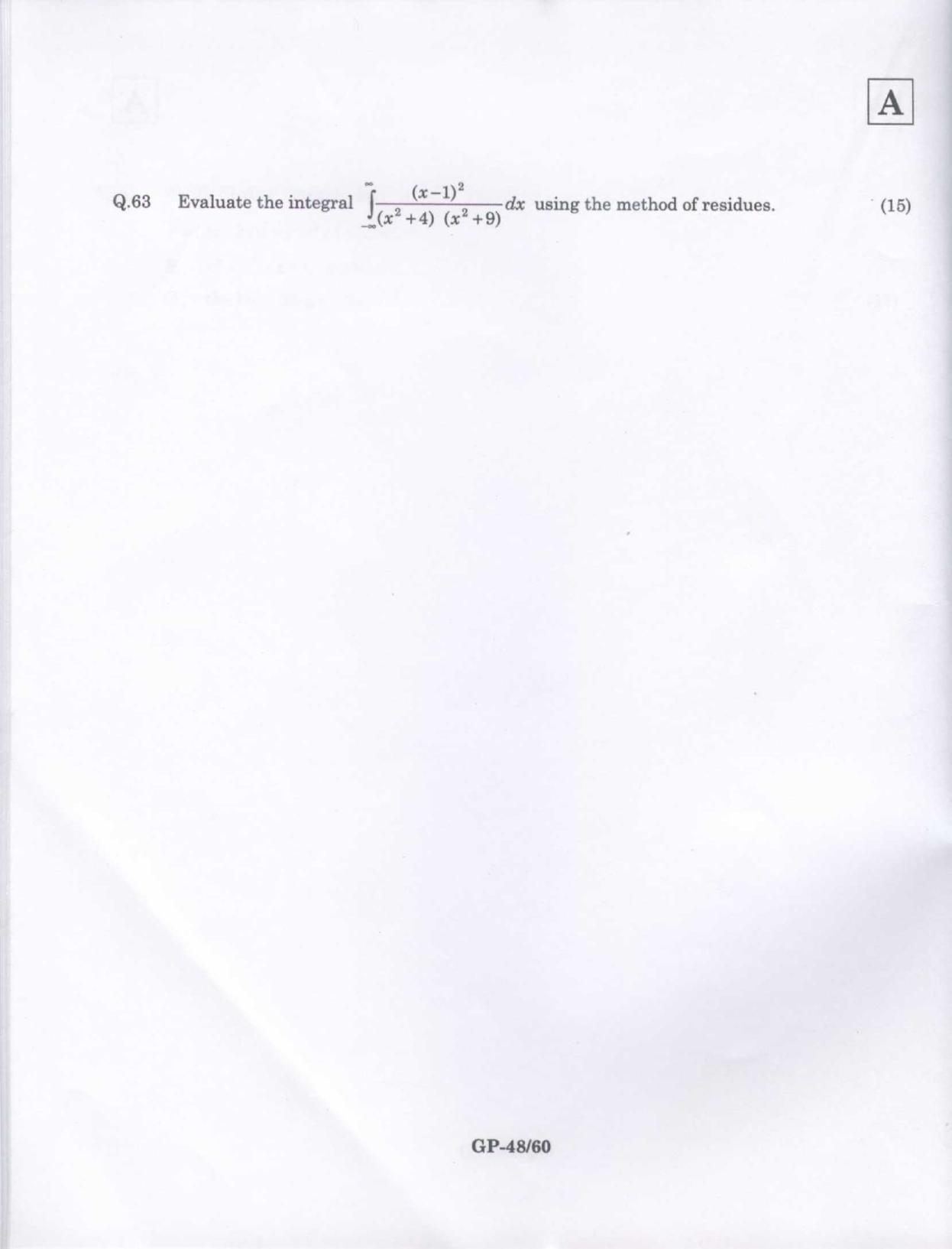 JAM 2009: GP Question Paper - Page 28