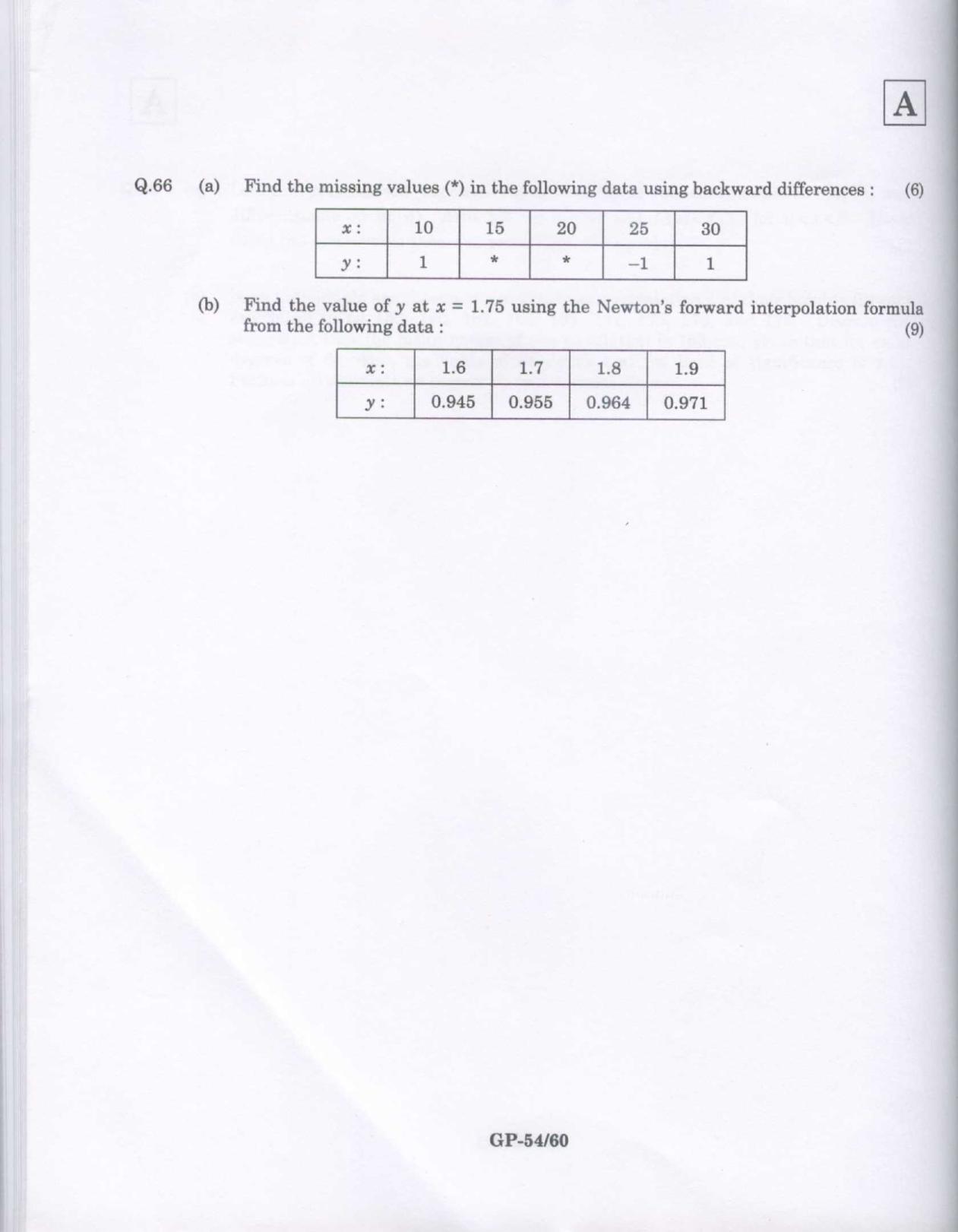 JAM 2009: GP Question Paper - Page 31