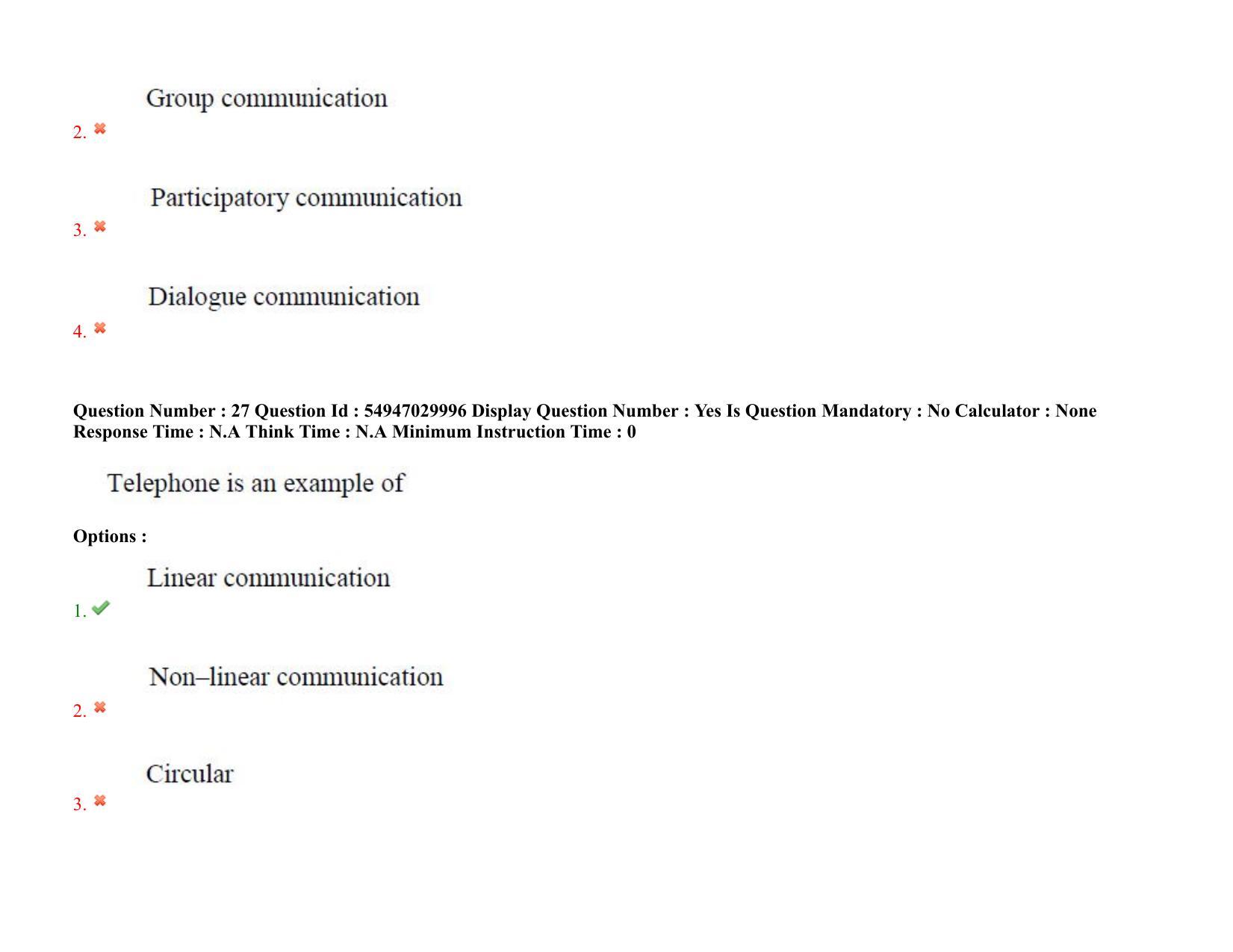 AP RCET 2022: Women’s Studies - 19-10-2022 (Wednesday) Session-II Question Paper With keys - Page 22