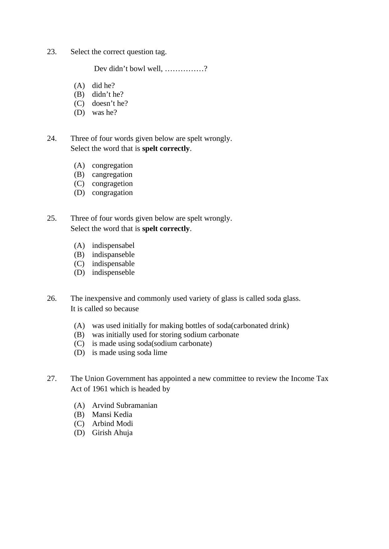 CUSAT CAT 2021 LLM (FINAL_MERGED) Question Paper - Page 7