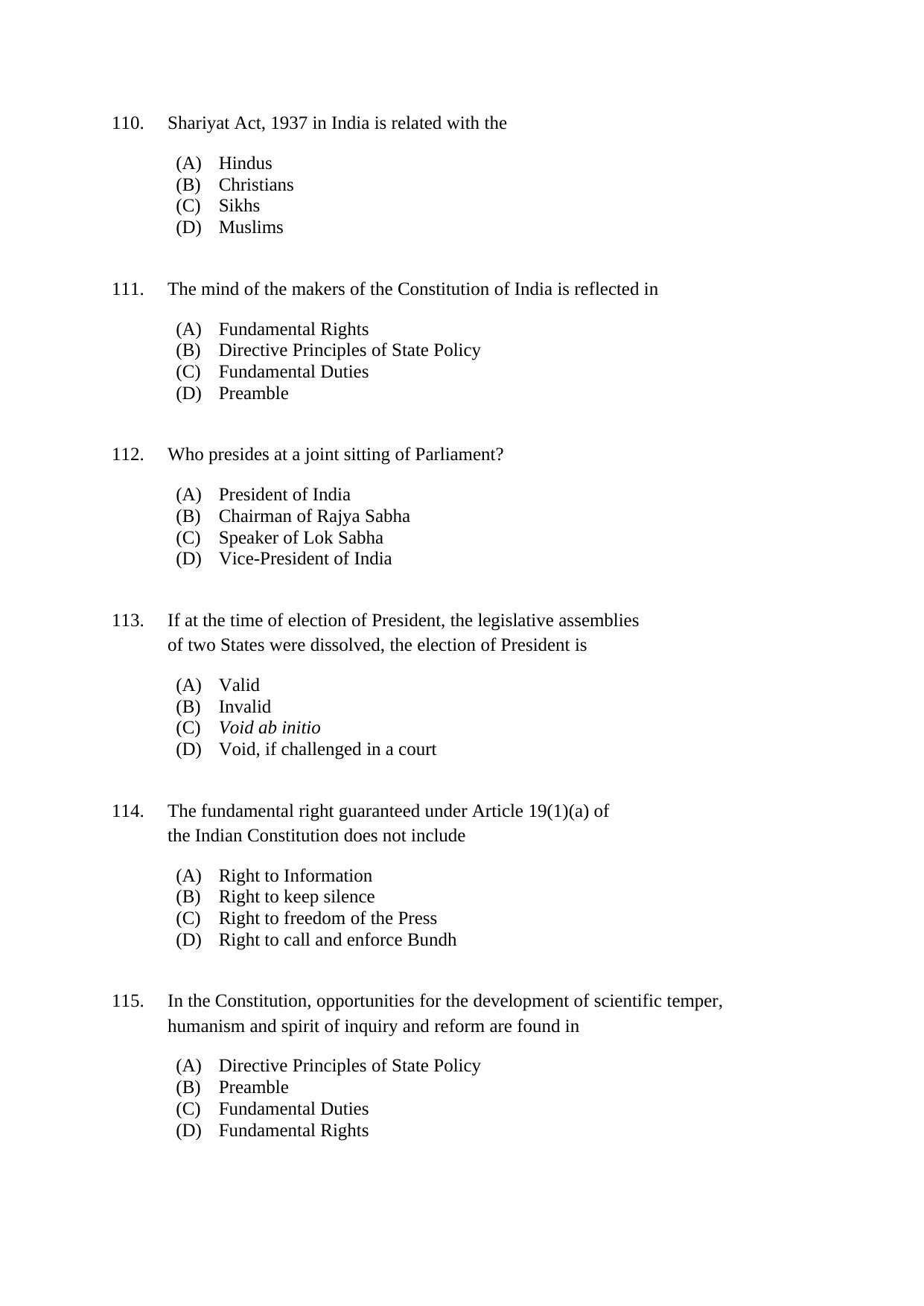 CUSAT CAT 2021 LLM (FINAL_MERGED) Question Paper - Page 28