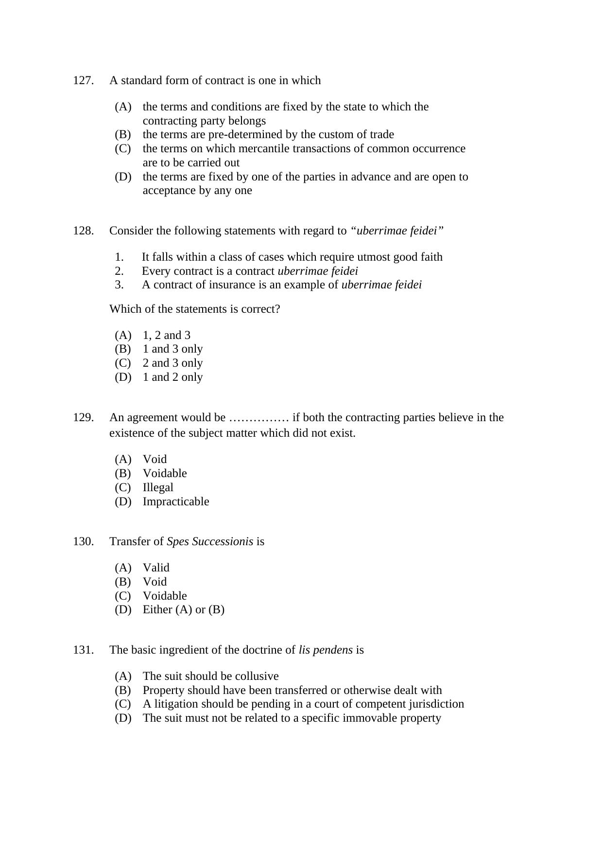 CUSAT CAT 2021 LLM (FINAL_MERGED) Question Paper - Page 31