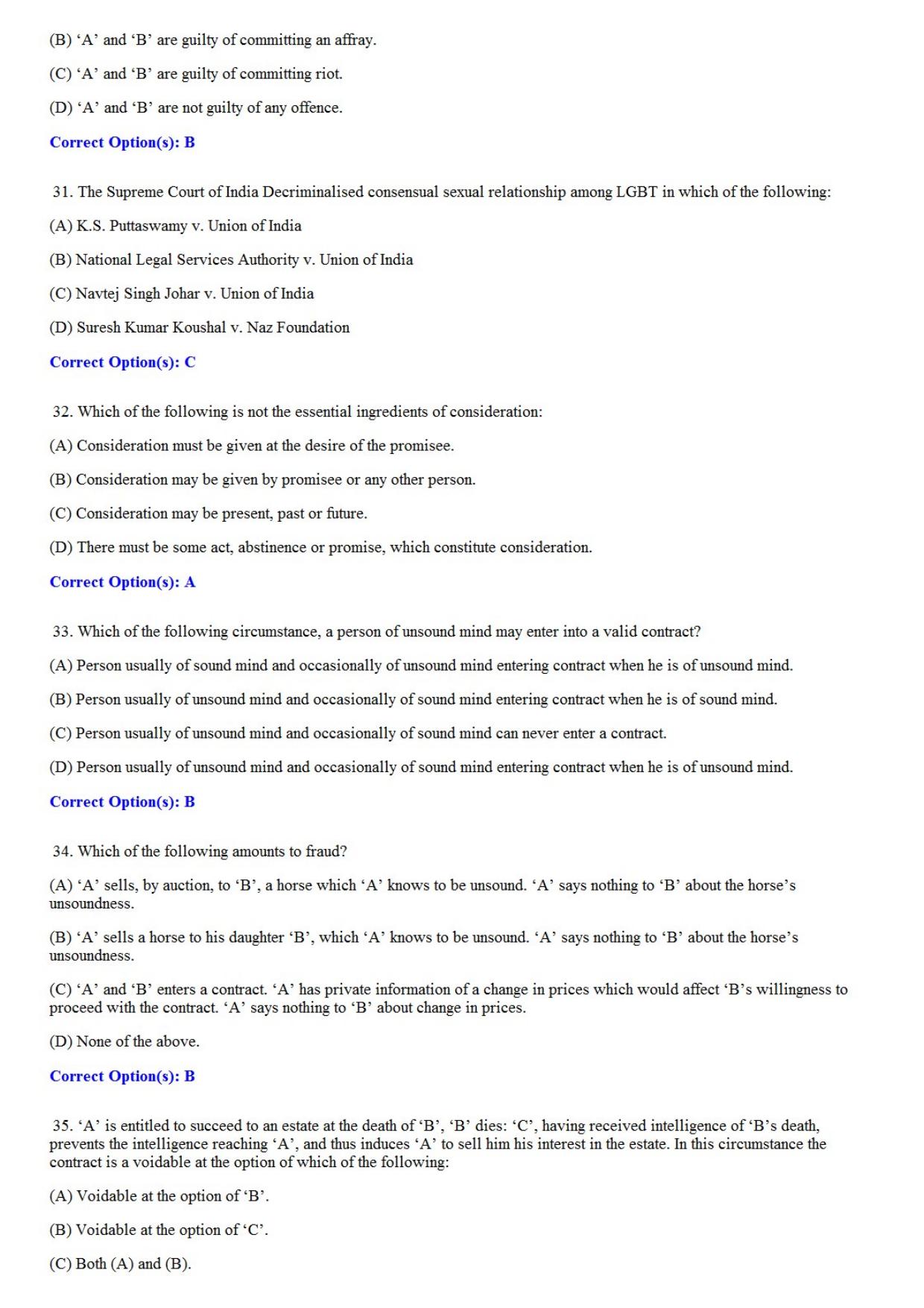 IIULET 2022 PG Question Paper - Page 7