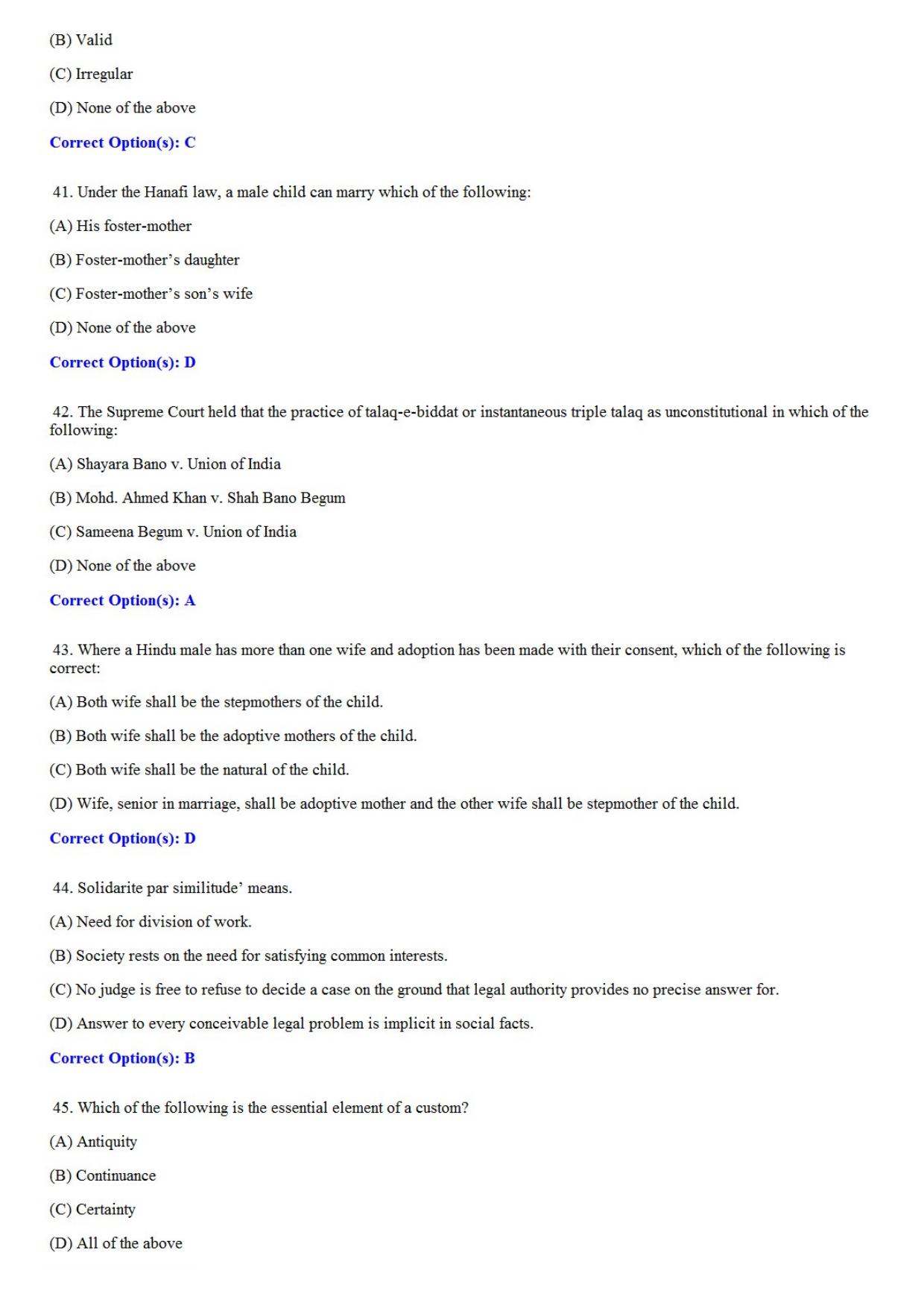 IIULET 2022 PG Question Paper - Page 9
